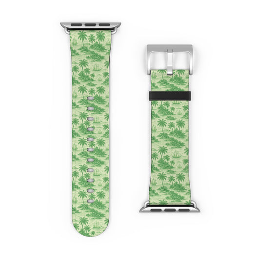 Apple Watch Band - Faraway Toile, Green