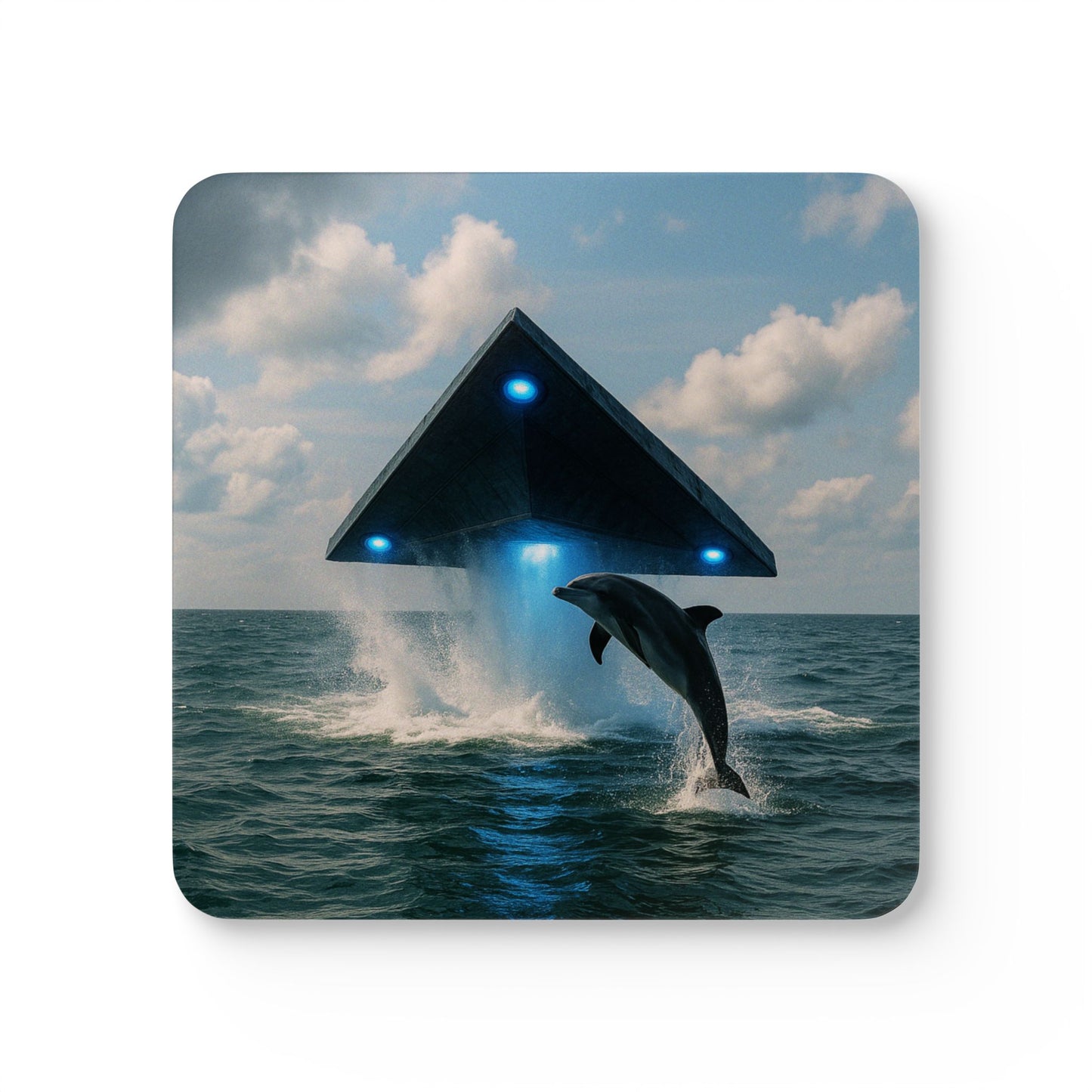 Coaster Set -  UFO and Dolphin