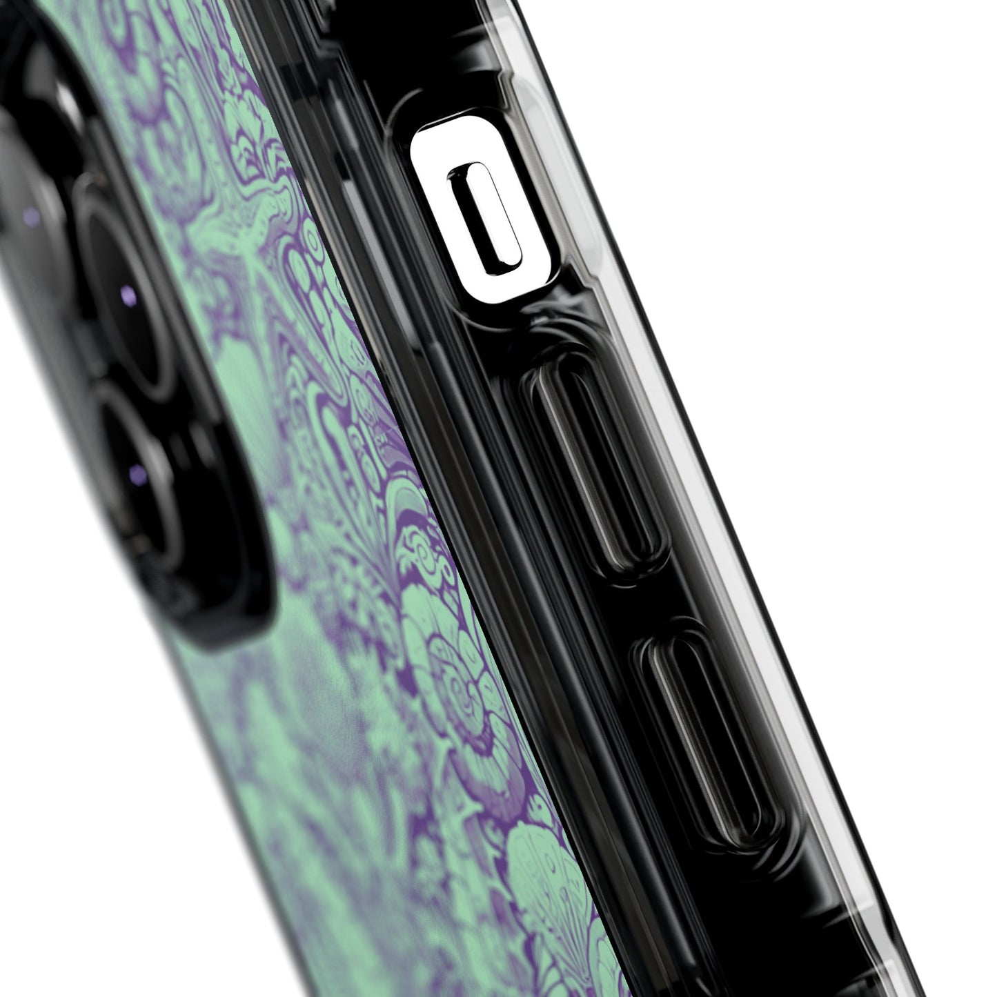 Seahorses/Minty Magnetic Clear Phone Case, Many Models