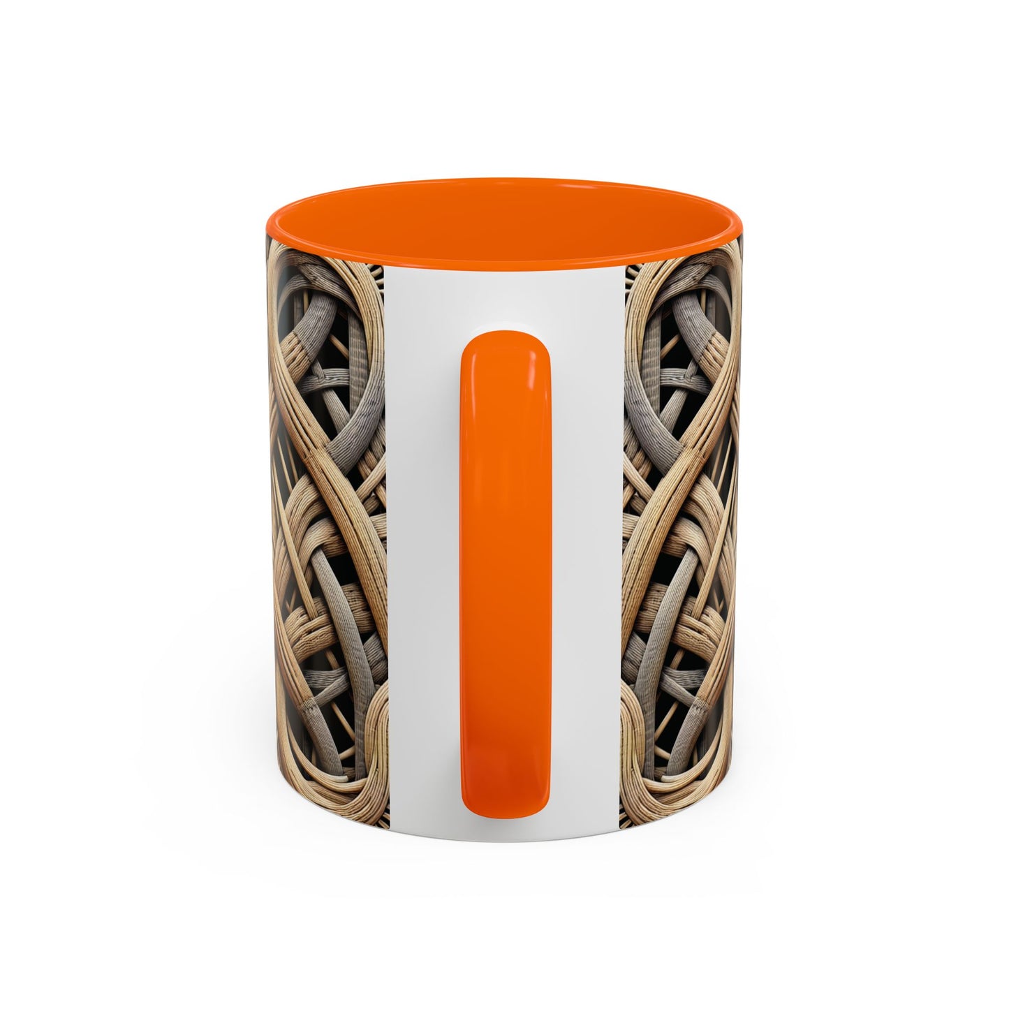 Accent Coffee Mug (11, 15oz), 8 Colors - Beach Wicker