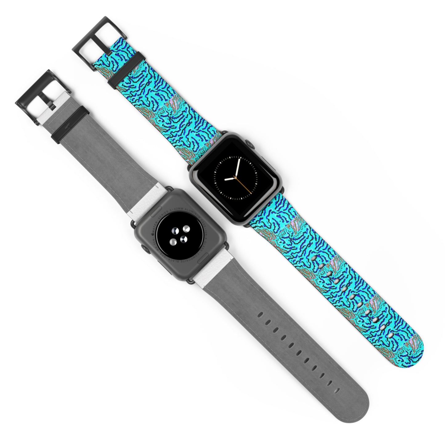 Apple Watch Band - Coastal Wild Coral, Turquoise