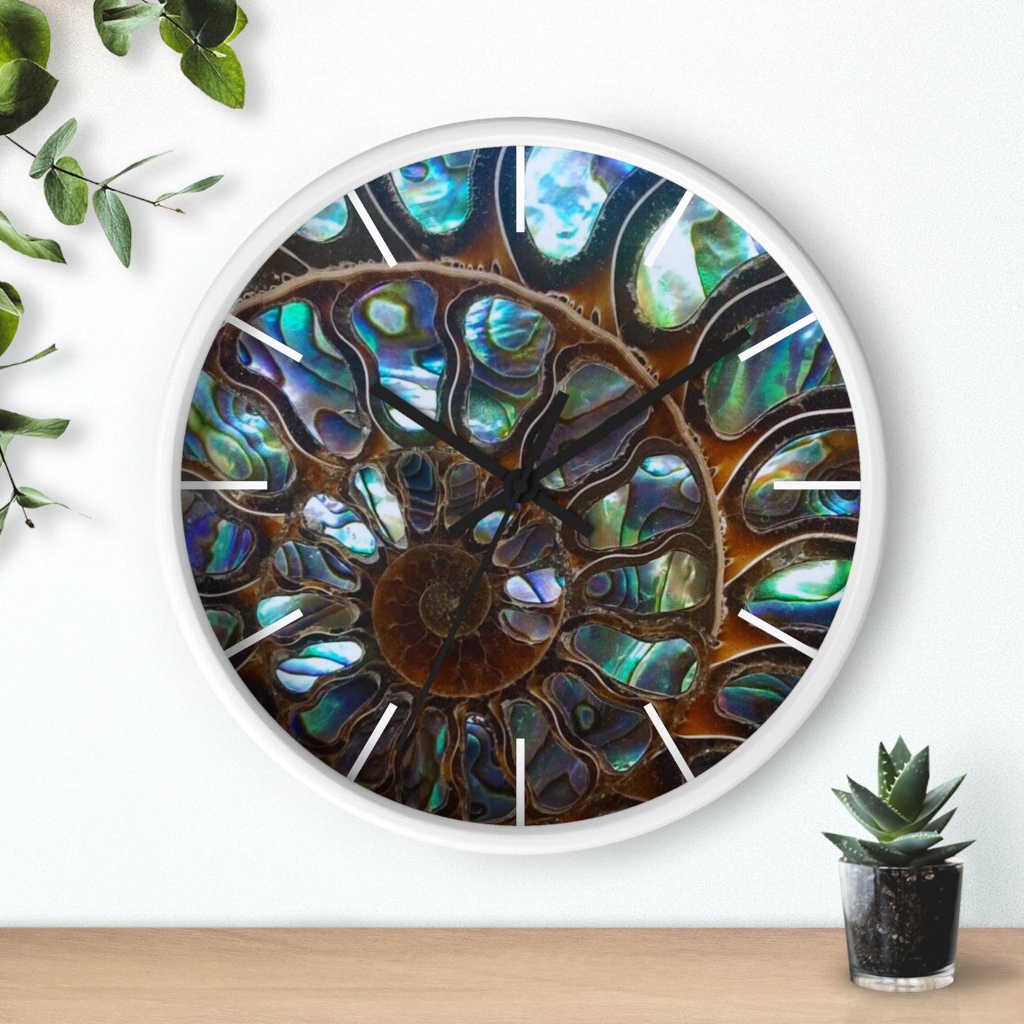 Wall Clock, Ammonite & Ablaone, Hands/Base Variants