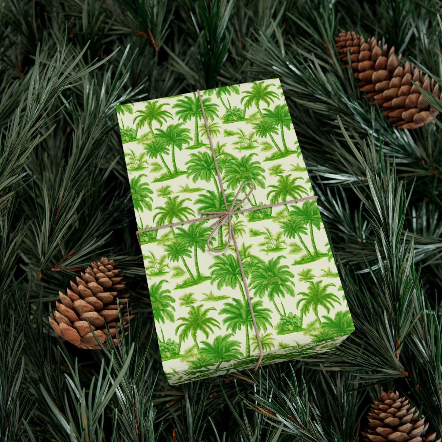 Gift Wrap Papers, Playful Palms Toile, 3 Sizes