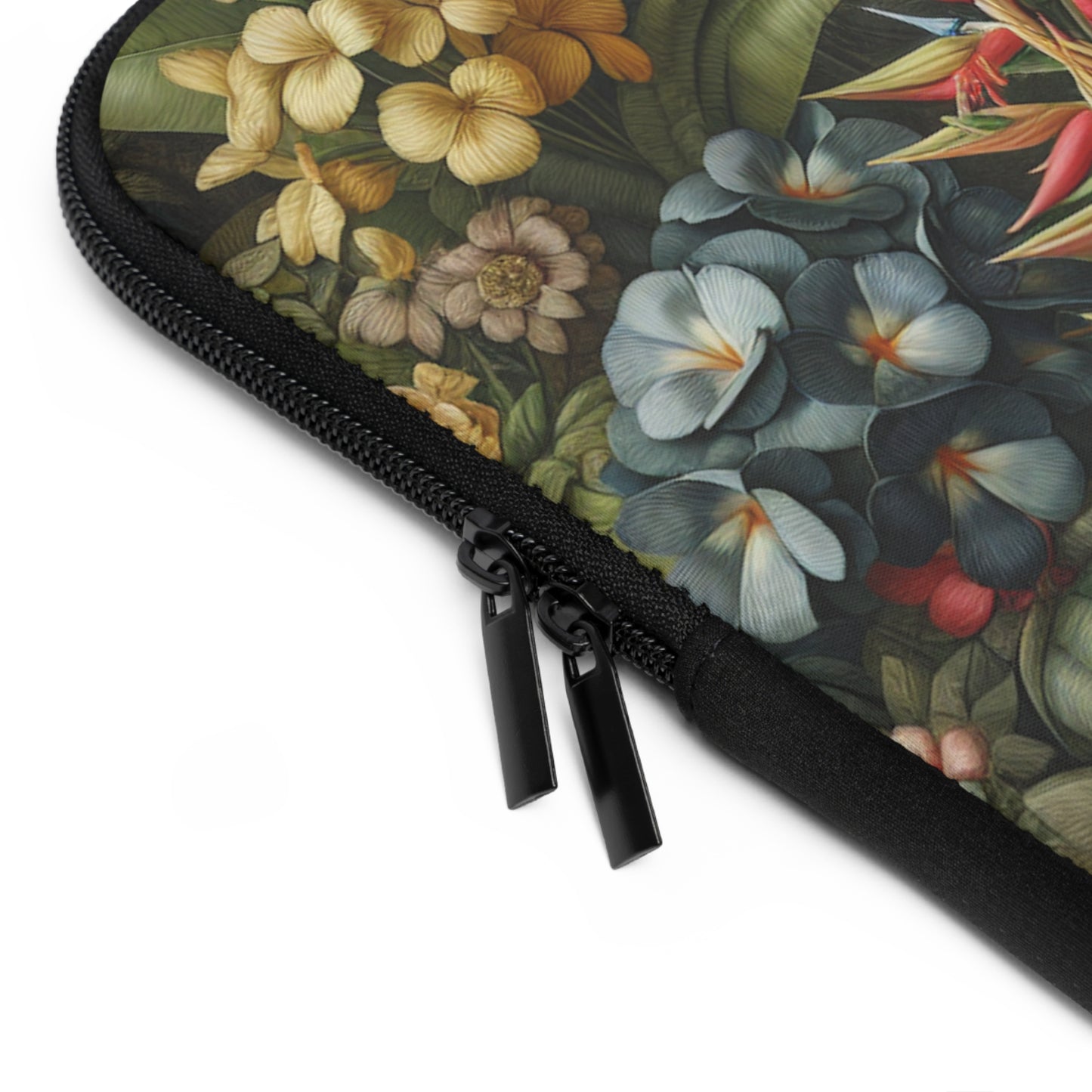 Tropical Laptop Sleeve, 5 Sizes - Perfect for Ocean Lovers & Students / Rainforest Rabbit Outing