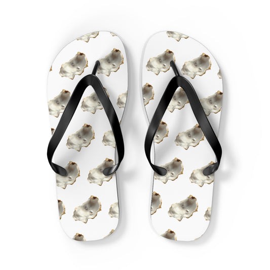 Flip Flops - White Pearl Oyster