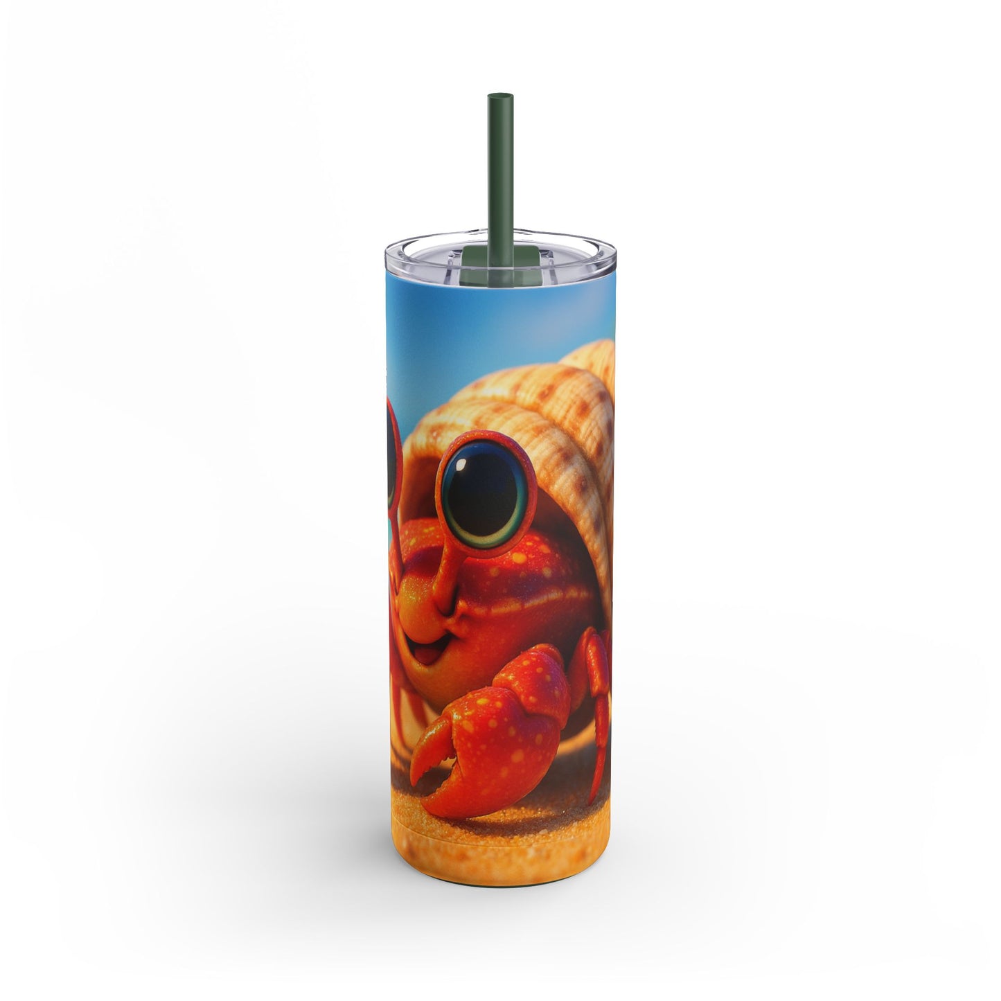 20oz Matte Tumbler, 7 Colors - Stylish Travel Cup - Baby Hermit Crab