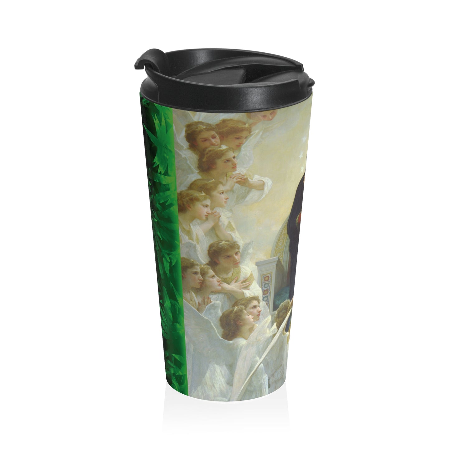15 oz. Stainless Steel Travel Mug / Queen of the Angels, Religious