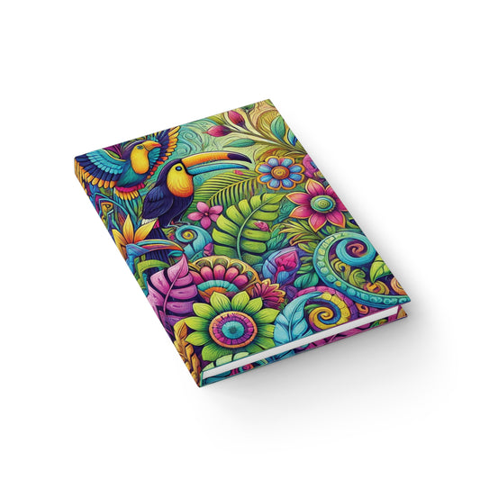 Rainforest Music Parrots Journal - 5" x 7"
