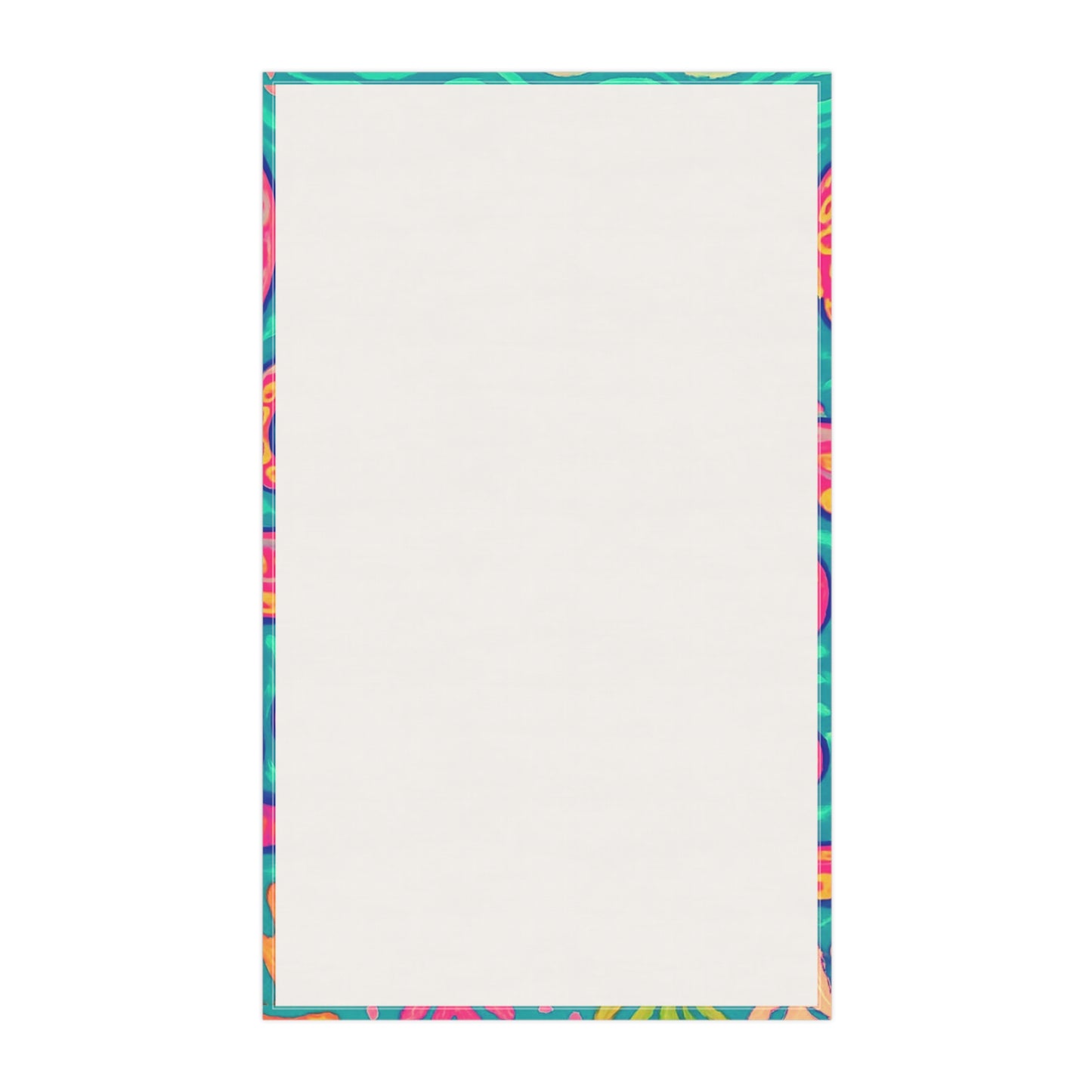 Tea Towels (cotton, poly), Red Kraken Joe