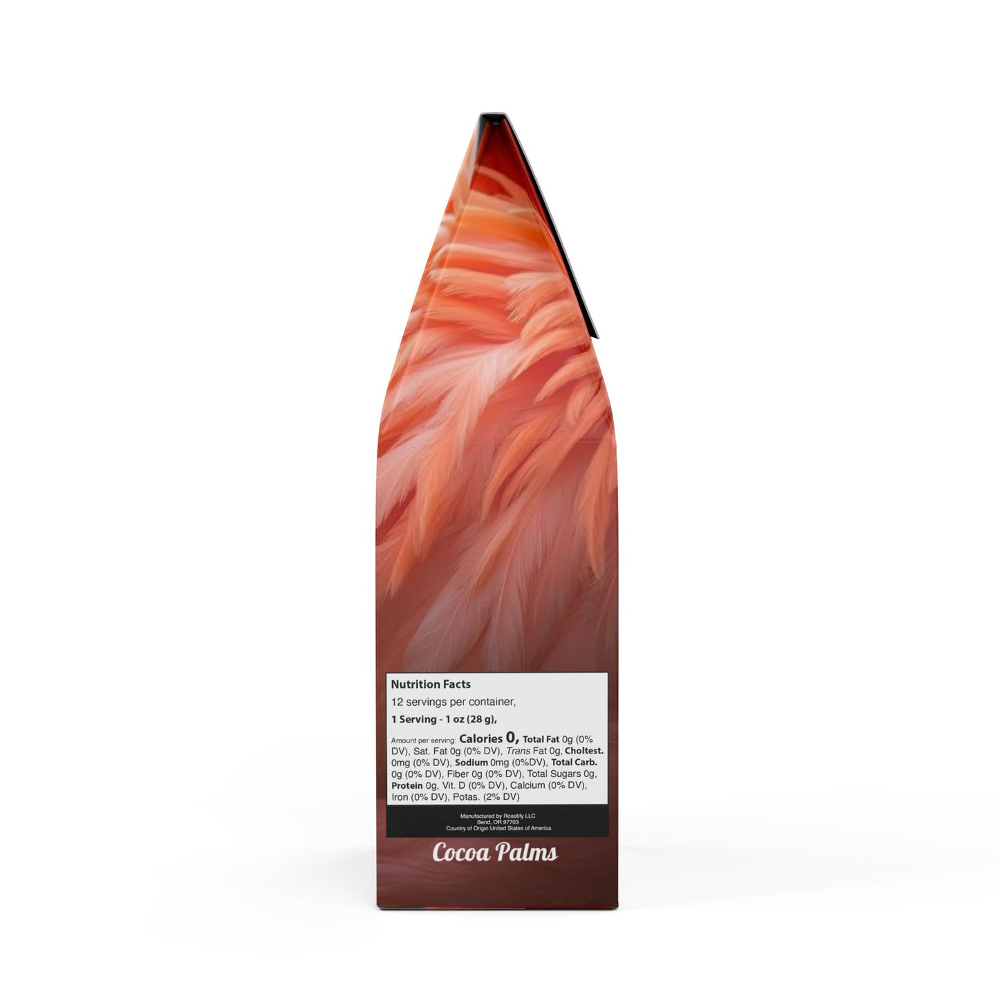 Cocoa Palms Blend™ (Medium-Dark Roast) Specialty Grade Craft Coffee / Flamingo Feathers