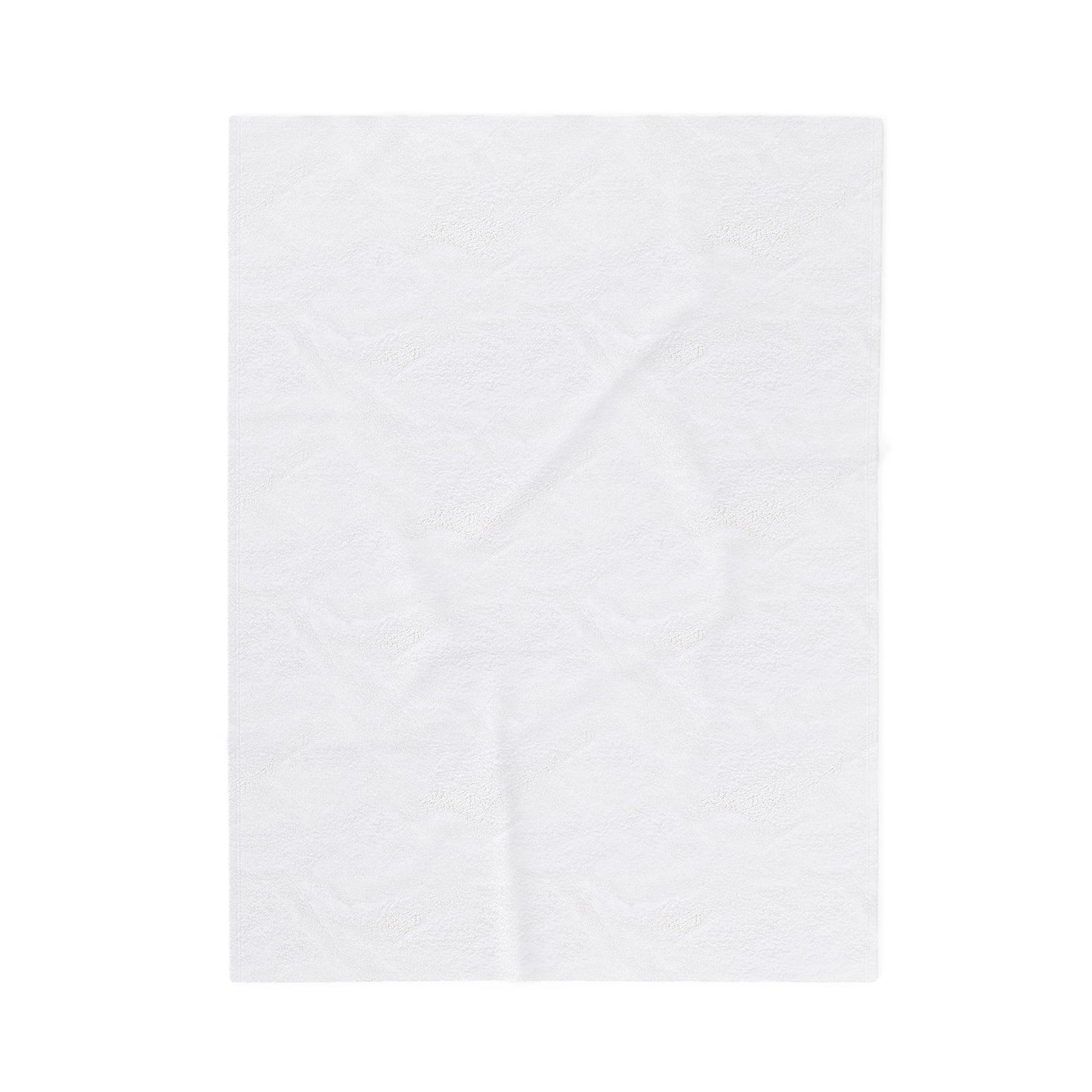 Jungle Luxe White Velveteen Plush Blanket