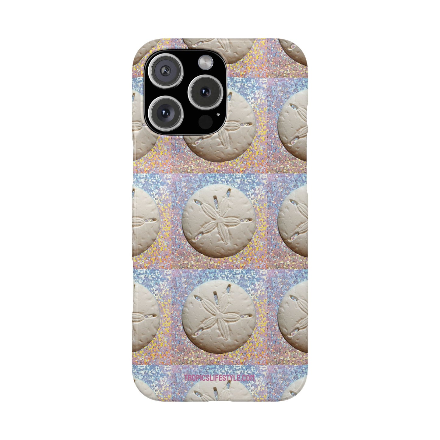 Slim Phone Cases - Disco Sand Dollar