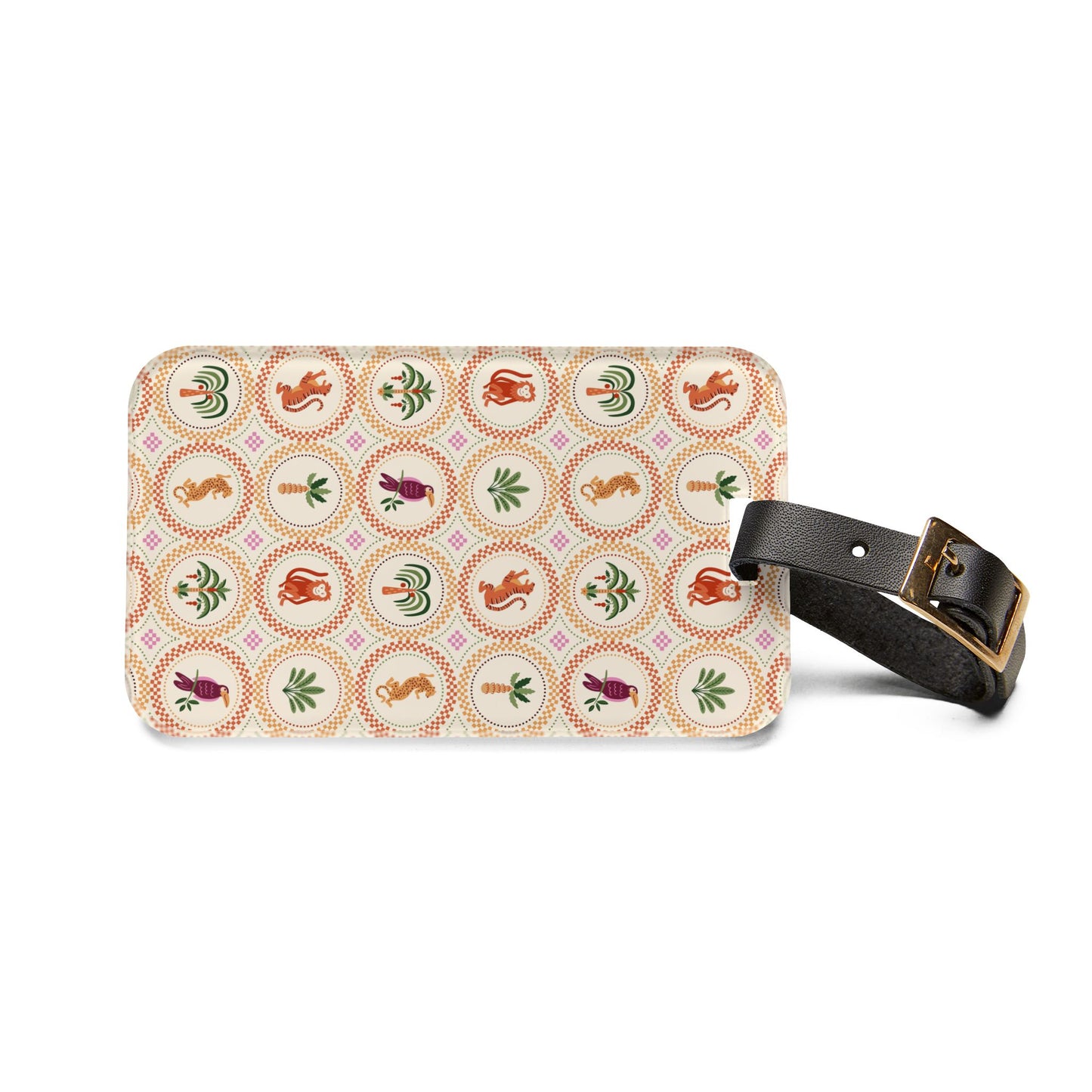 Luggage Tag - Rainforest Mosaic Friends