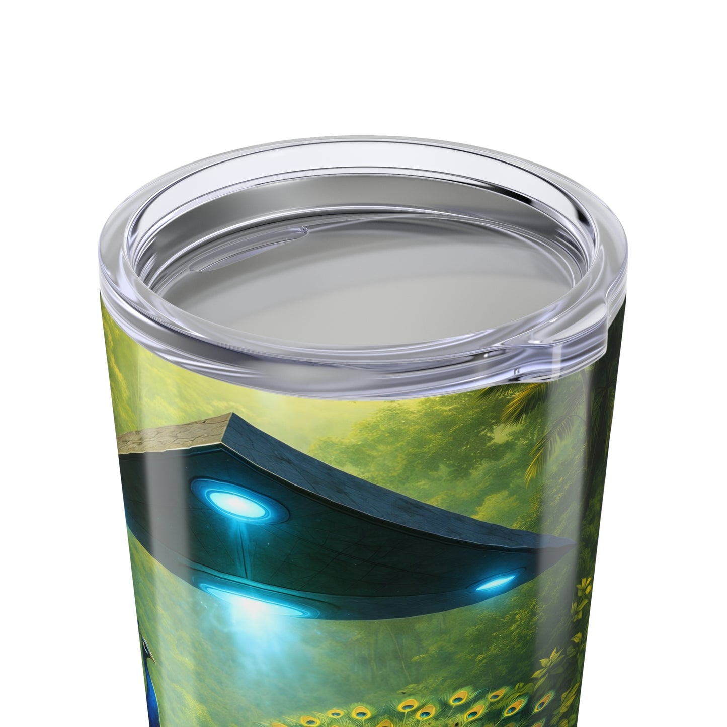 20oz Stainless Steel Tumbler — Peacocks and UFO