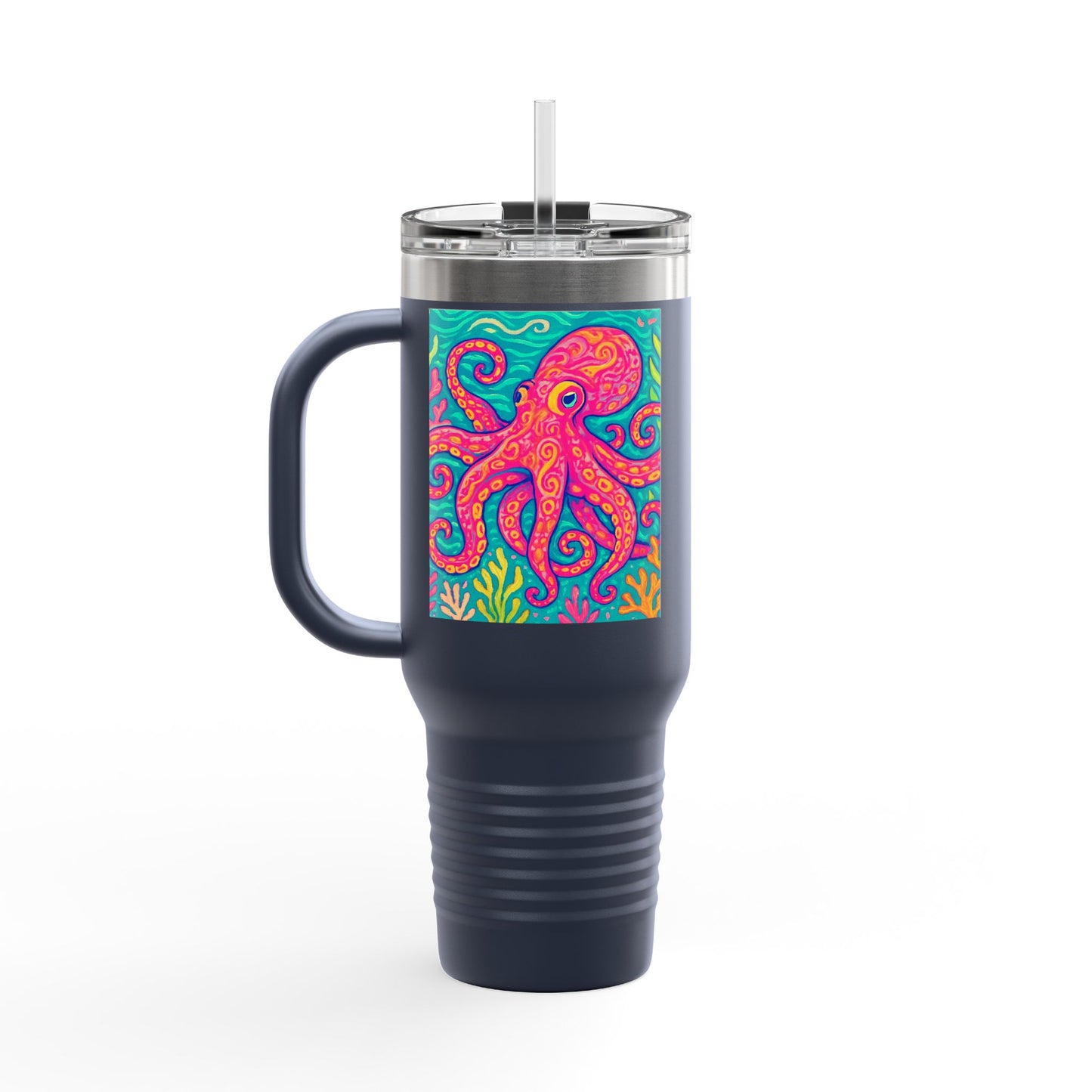 Kraken Joe/Red Insulated Travel Mug - 40oz - Perfect for Outdoor Adventures