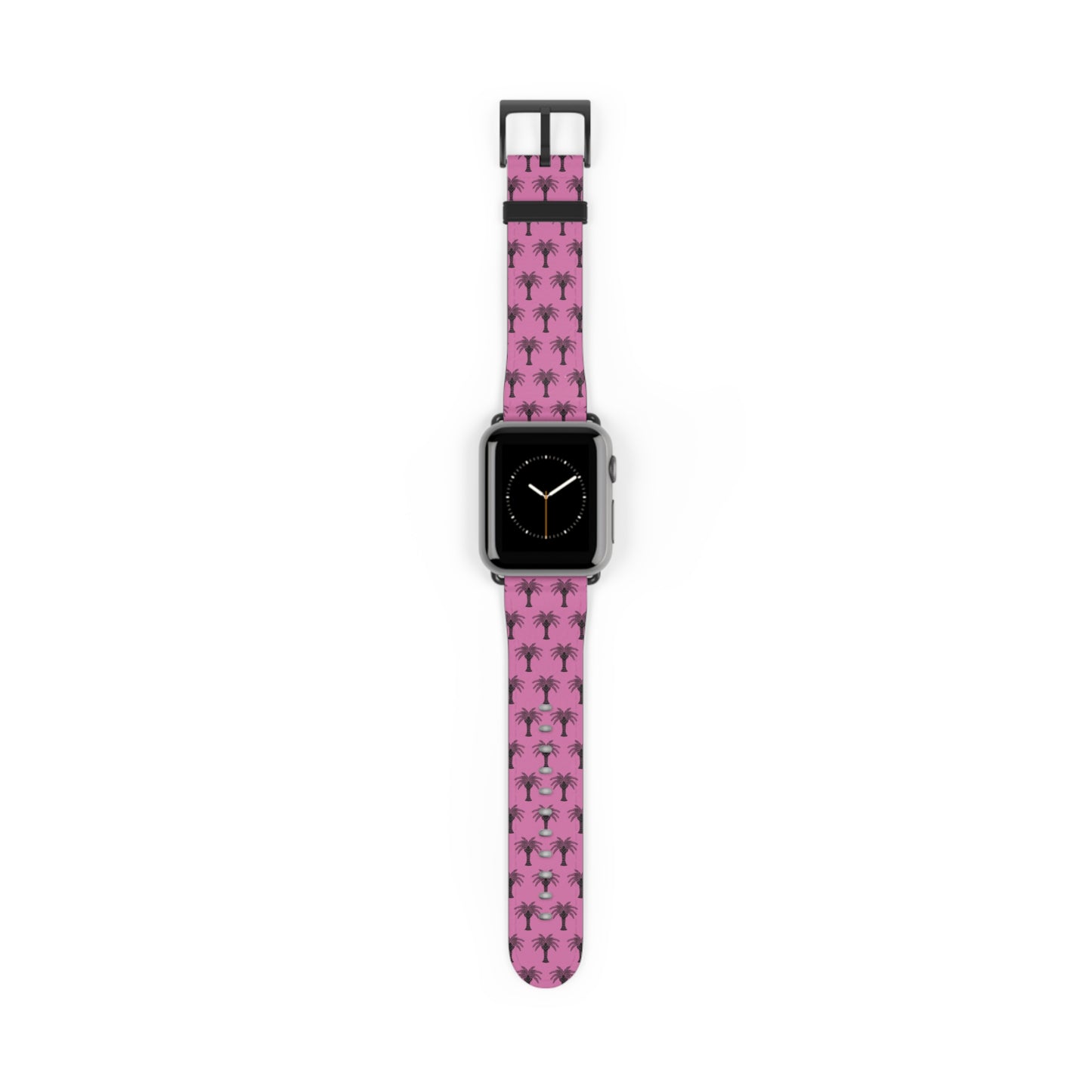 Watch Band - Art Deco Palm, Repeat Light Pink