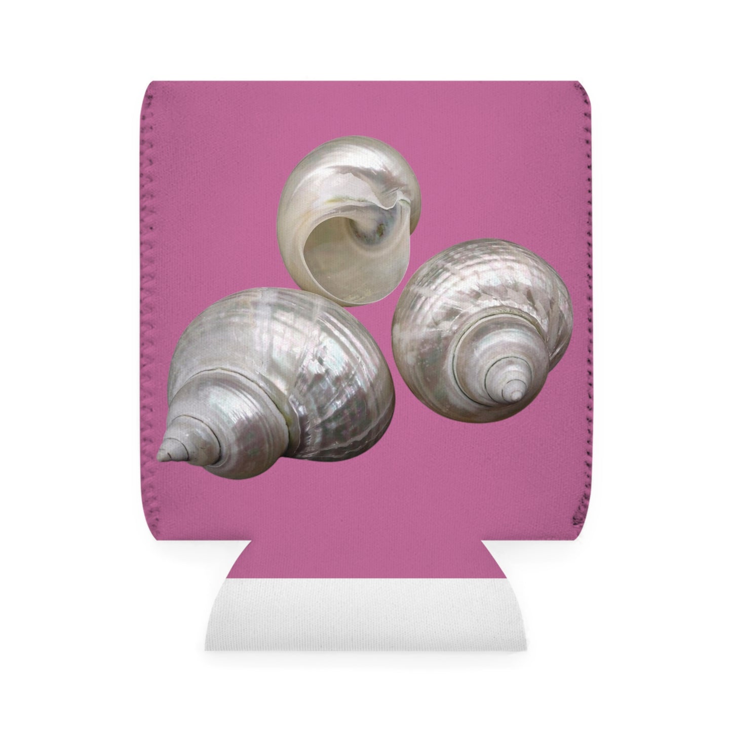 Three Nautilus Shells/Light Pink Cooler Sleeve - Perfect for Outdoor Picnics