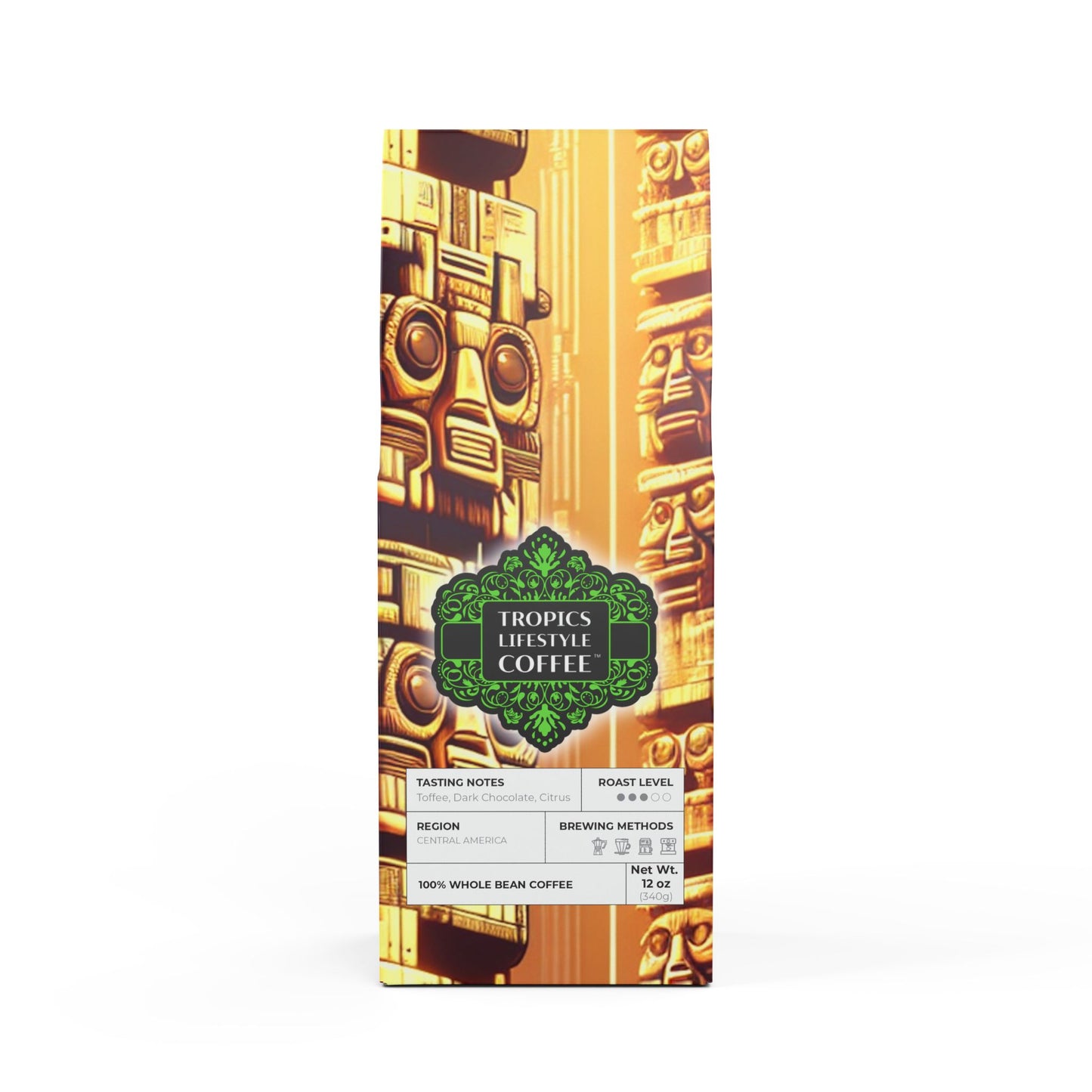 Citrus Bay Blend™ (Medium Roast) Specialty Grade Craft Coffee / Techno Tiki Totems