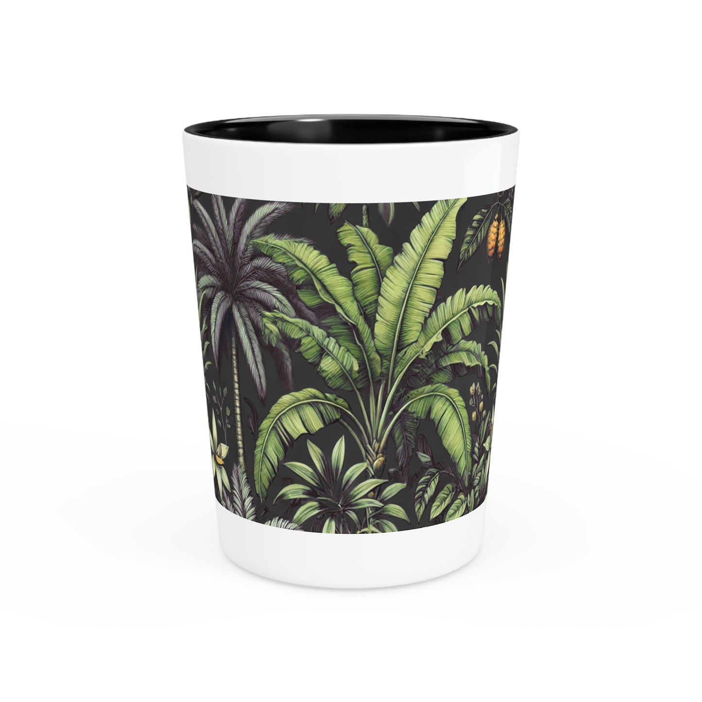 Shot Glass - Tropical Fruit, Black