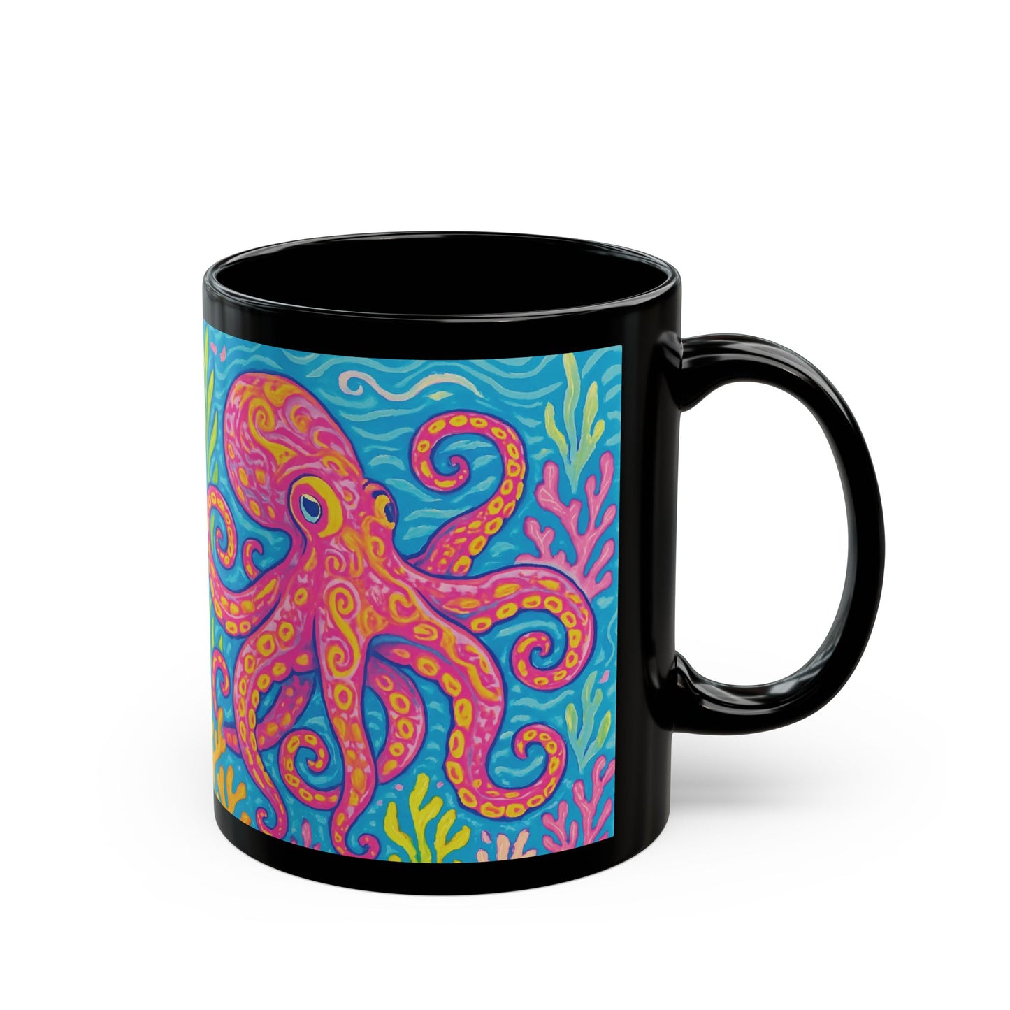 Black Coffee Mug - Kraken Joe