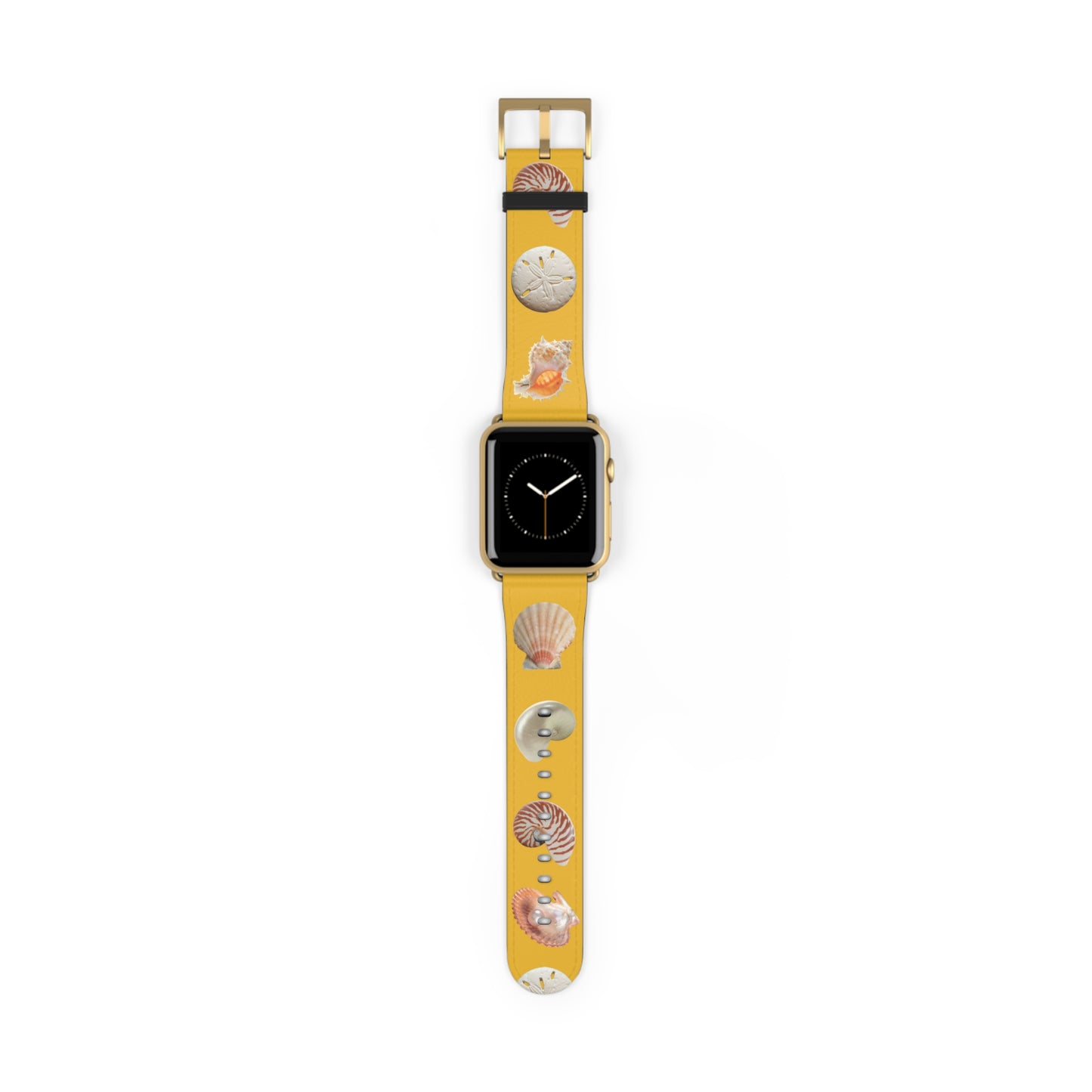 Apple Watch Band - Mixed REAL Seashells/Yellow