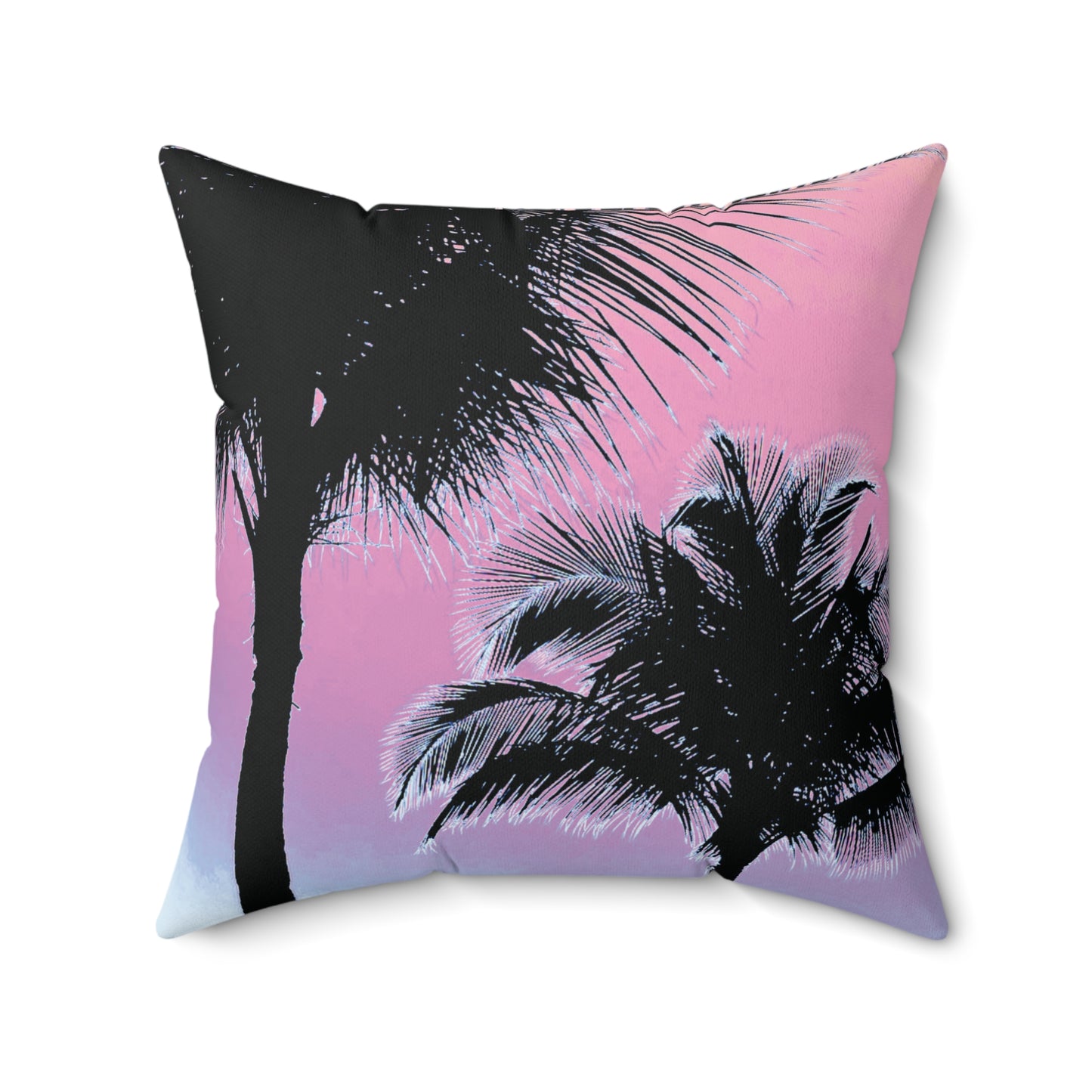 Decorative Pillow - Accent Cushion, 4 Sizes / Palm Glow Pastels