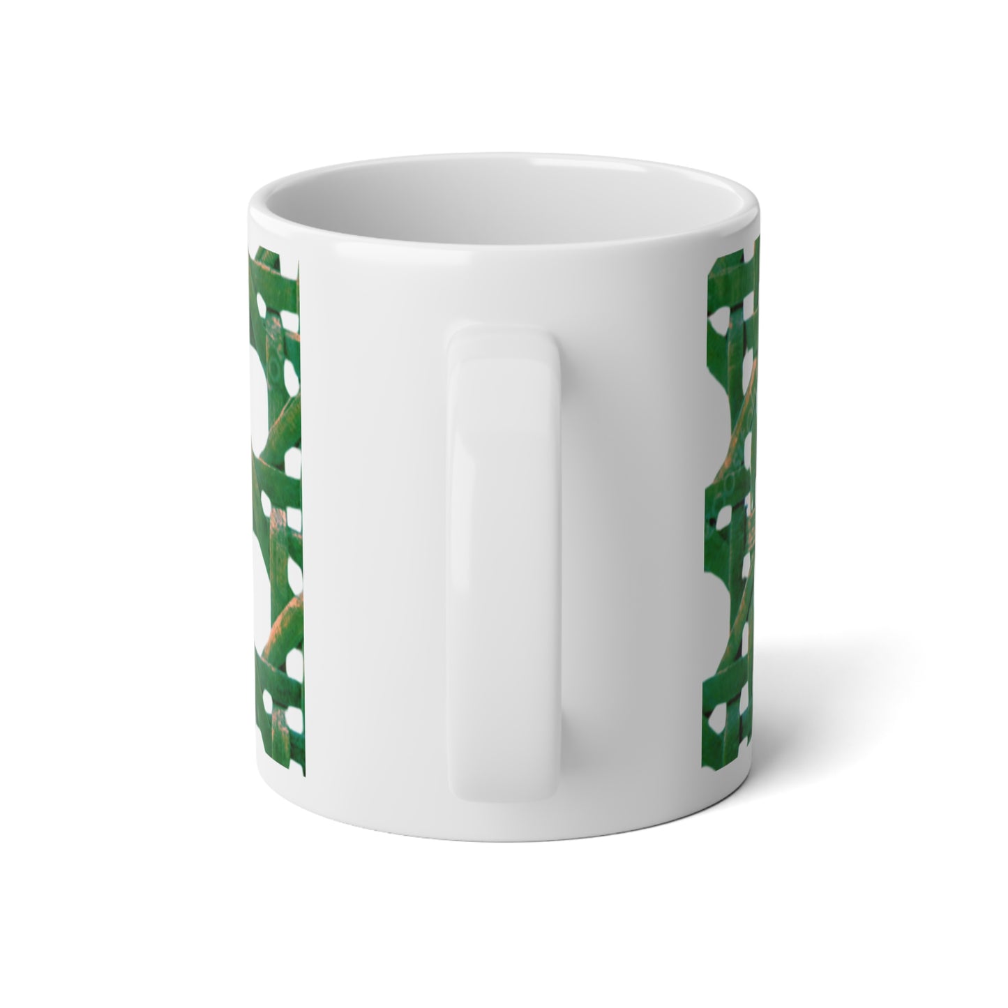 Jumbo Mug, 20oz, Chair Wicker Green | Tropical Coffee Cup