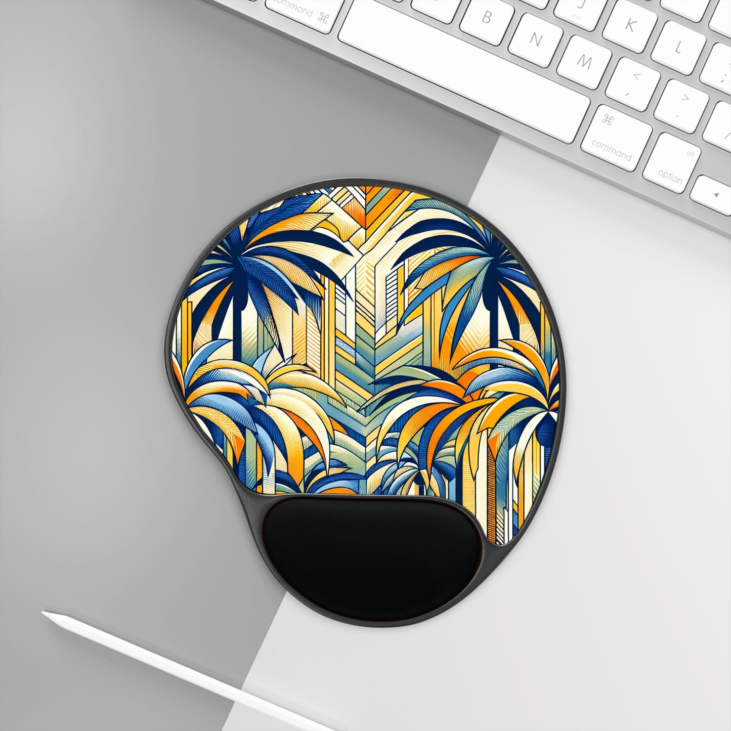 Mouse Pad With Wrist Rest, Palm Study #10