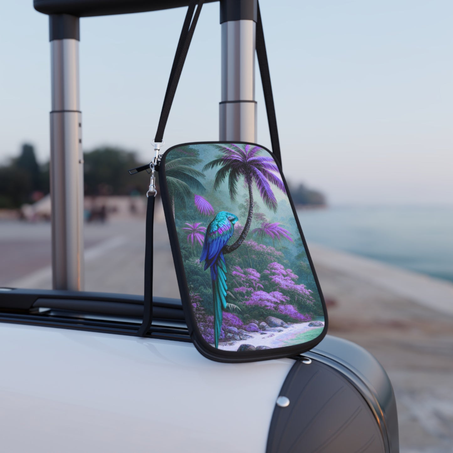 Passport Wallet – Perfect for Travelers & Adventurers / Rainforest Sleeping Beauty Parrot, Fantasy