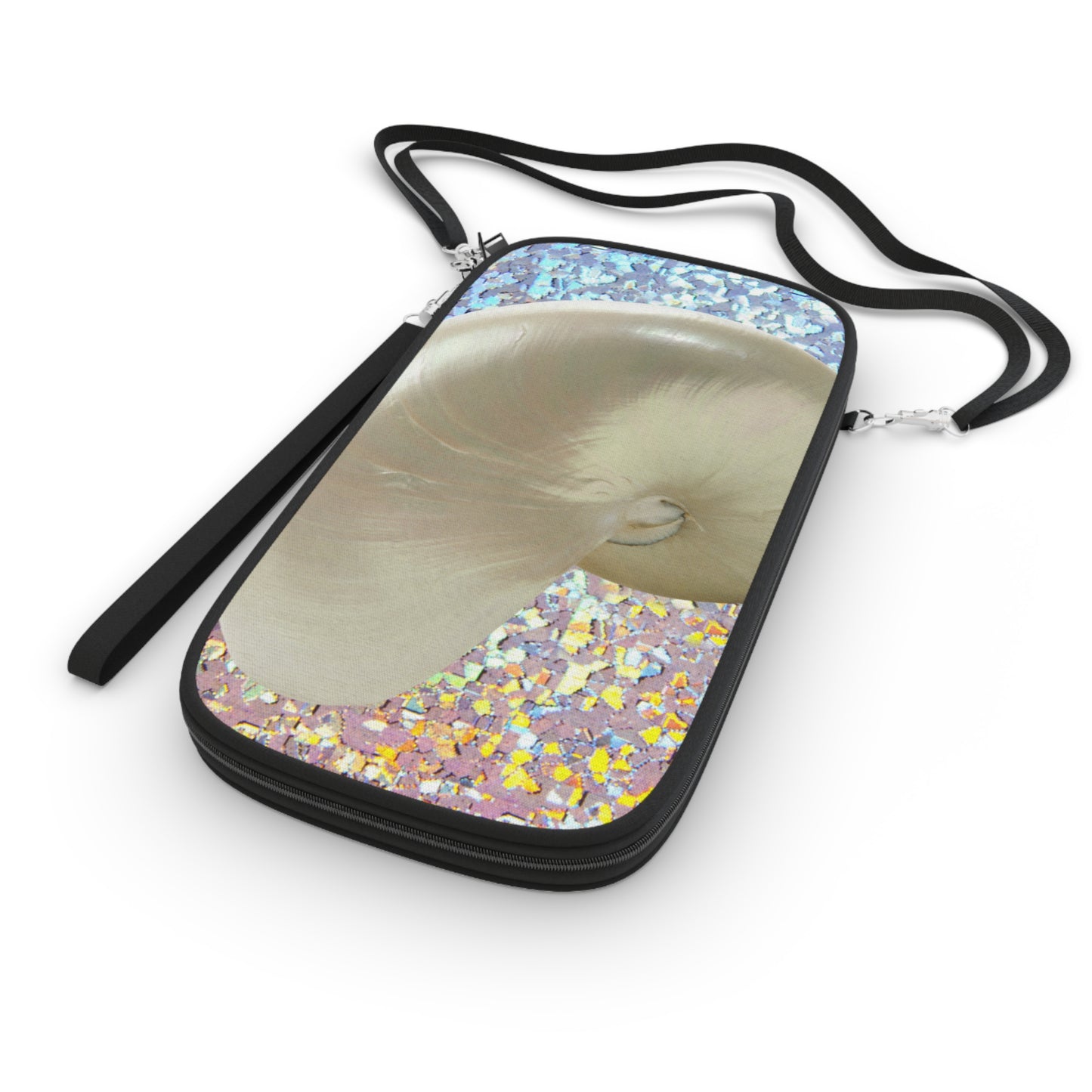 Passport Wallet – Perfect for Travelers & Adventurers / Disco Nautilus Shell