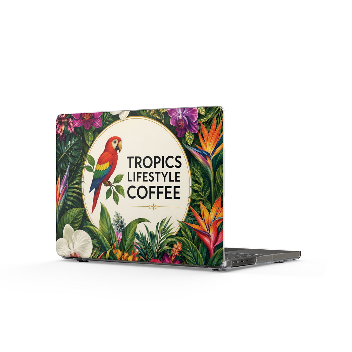 MacBook Laptop Case — Tropics Lifestyle Coffee, Tropical