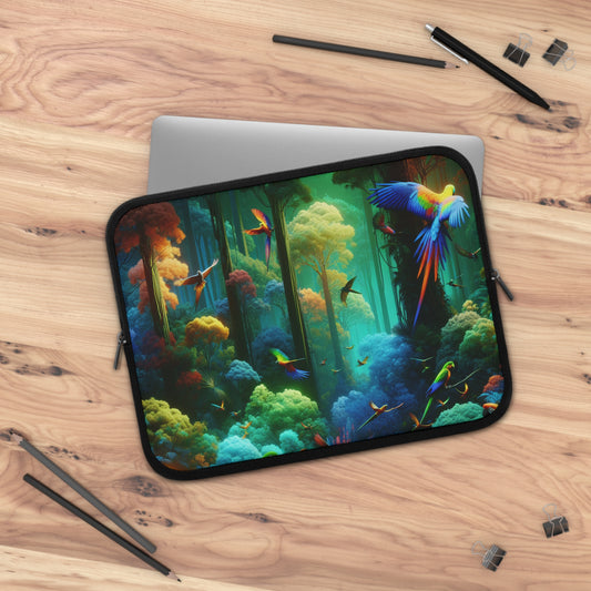 Tropical Laptop Sleeve, 5 Sizes - Perfect for Beach Lovers & Students / Flight School