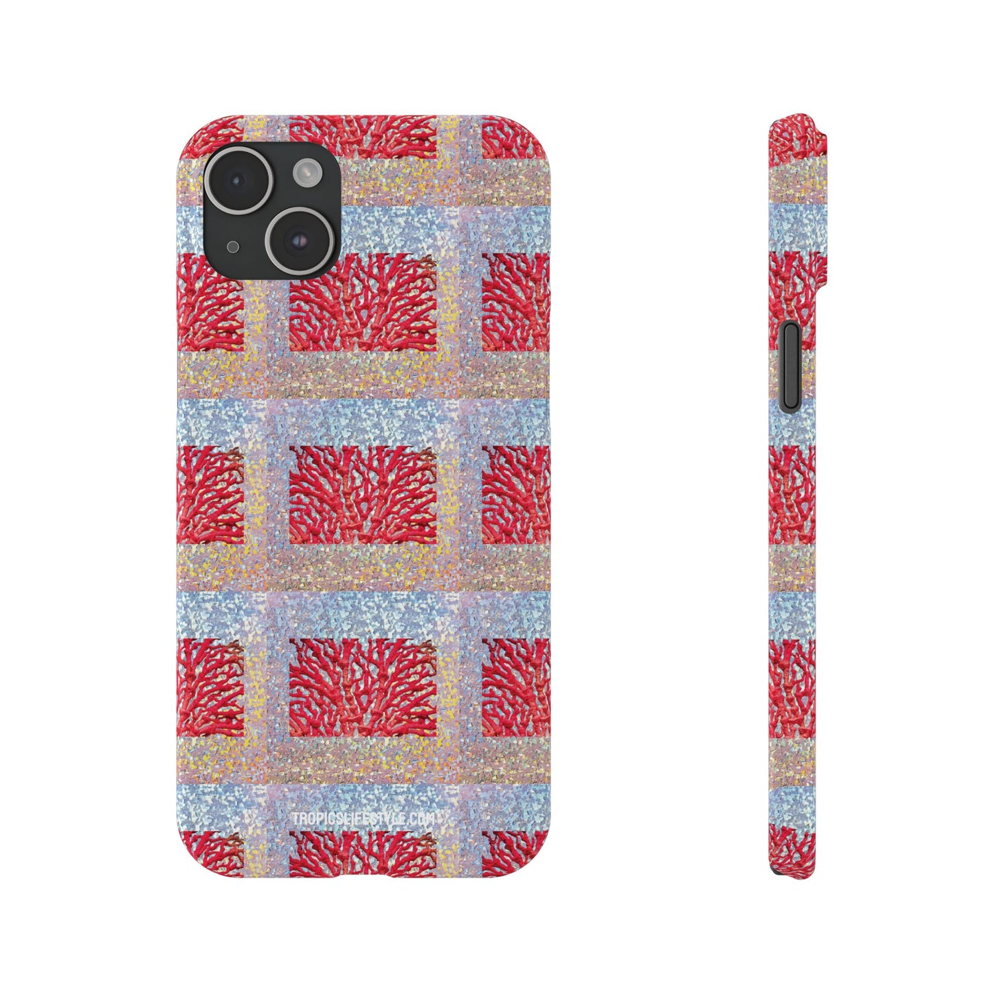 Slim Phone Cases - Disco Red Coral