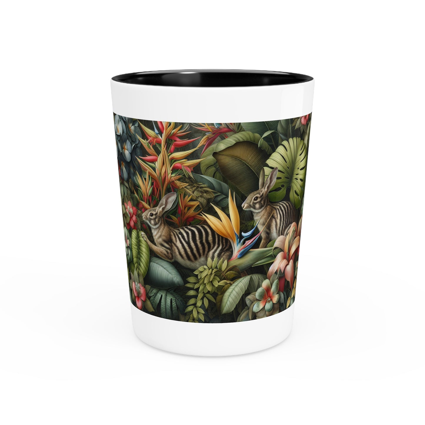 Shot Glass - Rainforest Rabbit Outing