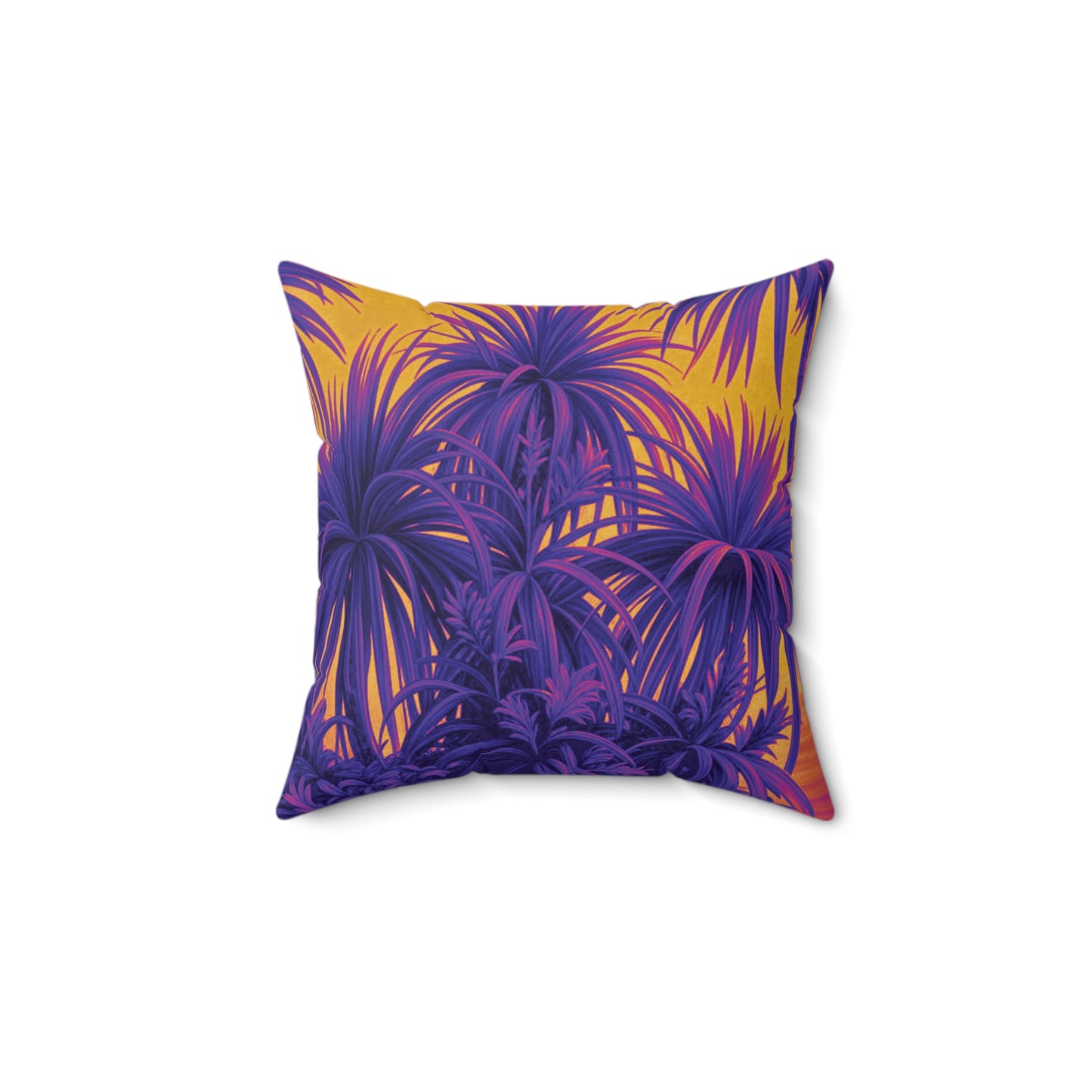 Decorative Pillow - Accent Cushion, 4 Sizes / Tiny Palm Island Pop