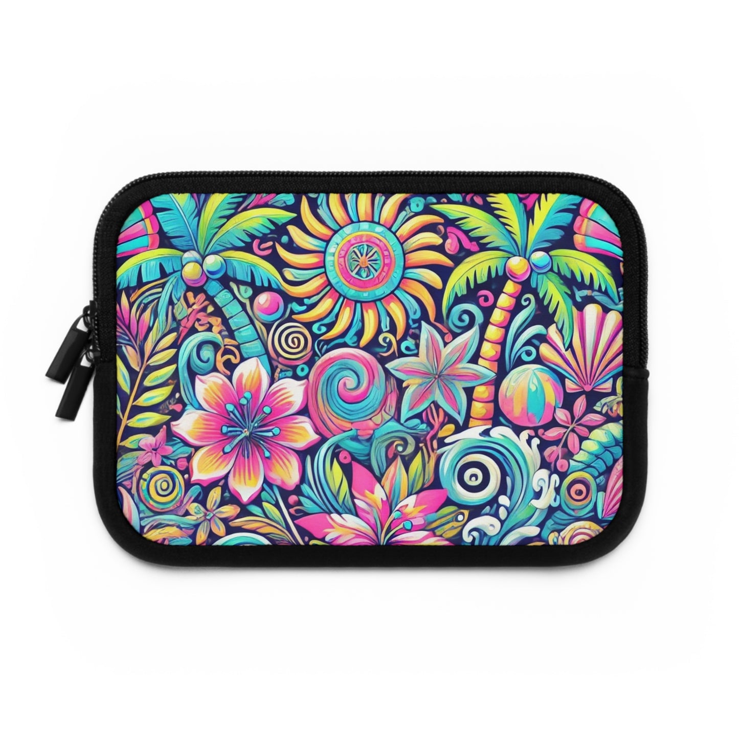 Tropical Laptop Sleeve, 5 Sizes - Perfect for Beach Lovers & Students / Happy Tropics