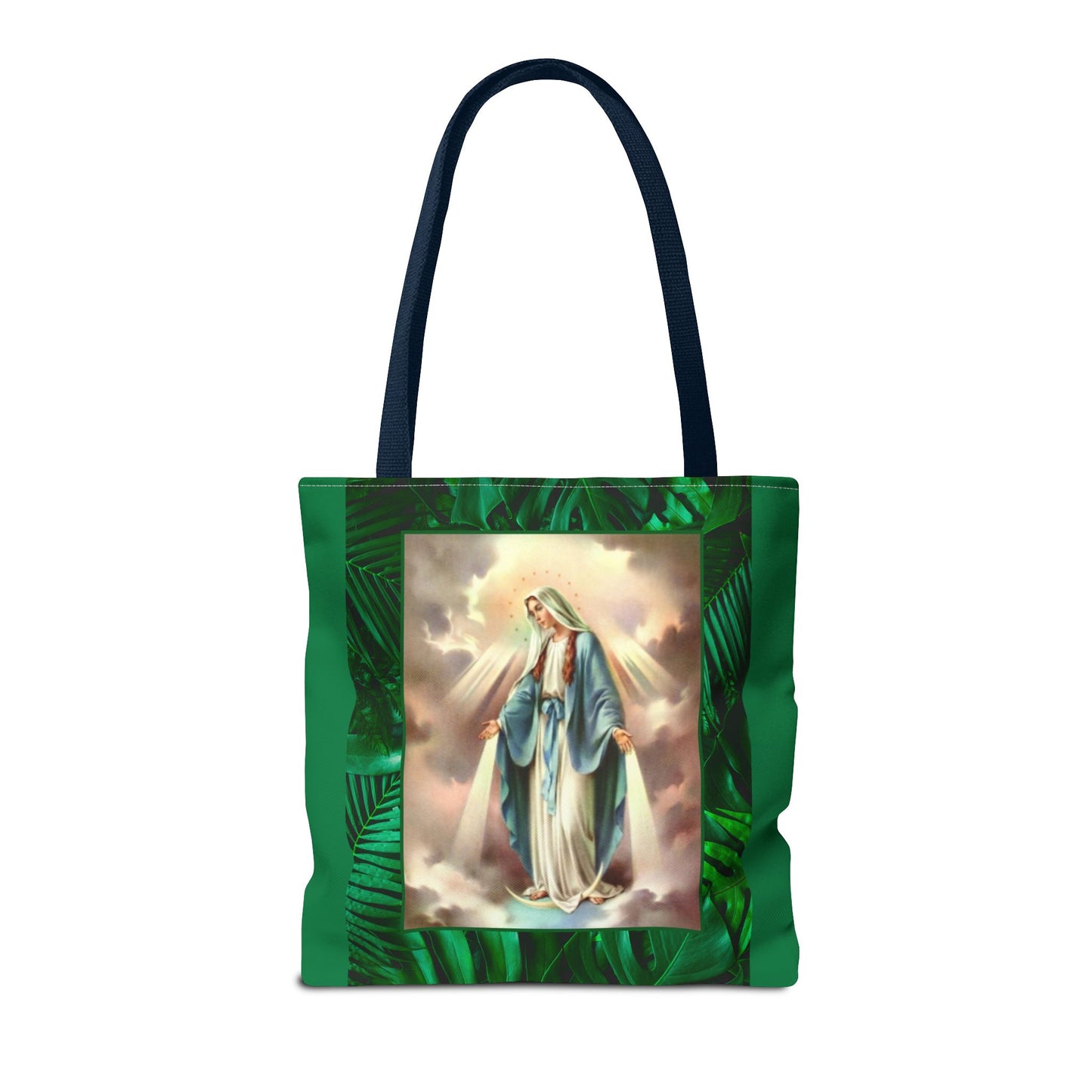 Religious Our Lady of Grace Tropical Tote Bag - 3 Sizes