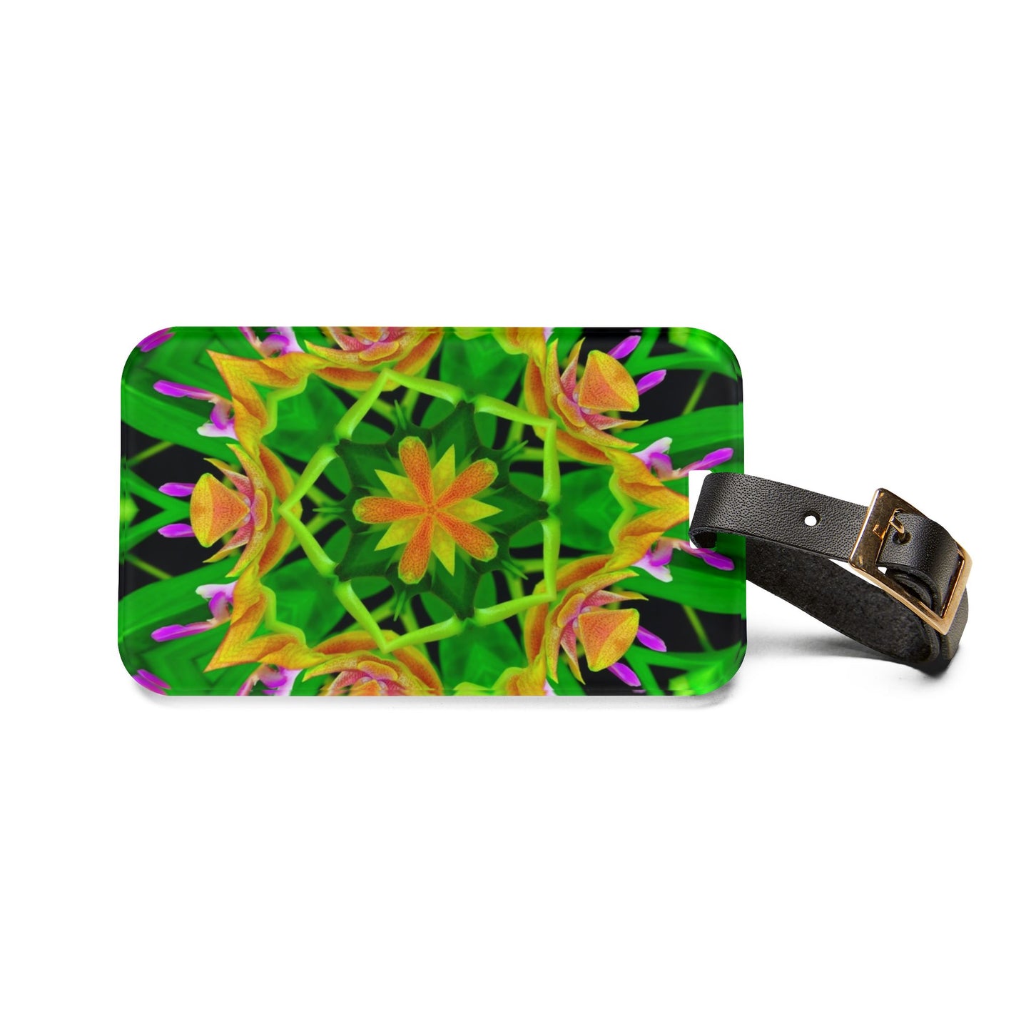 Luggage Tag - Orchid Kaleidoscope #2