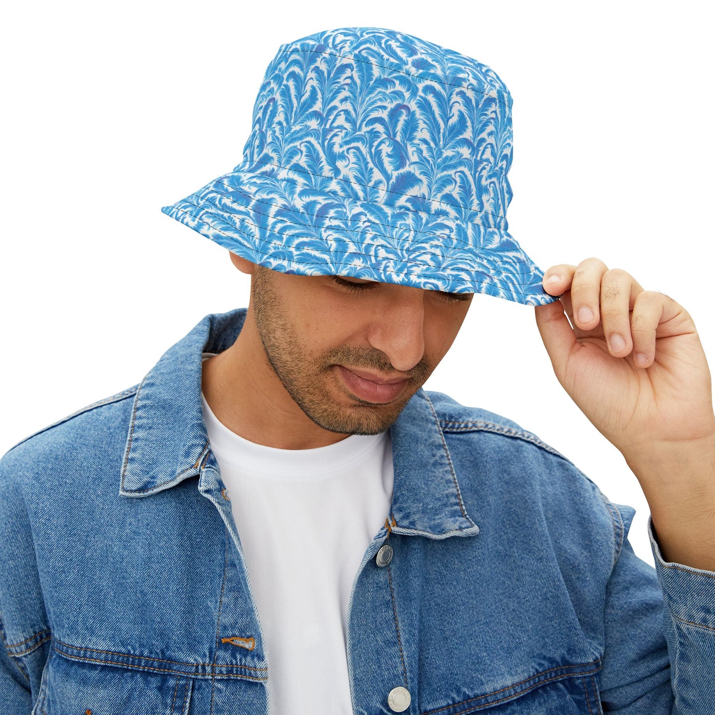 Tropical Polyester Bucket Hat, 2 Sizes - Rocco Blues