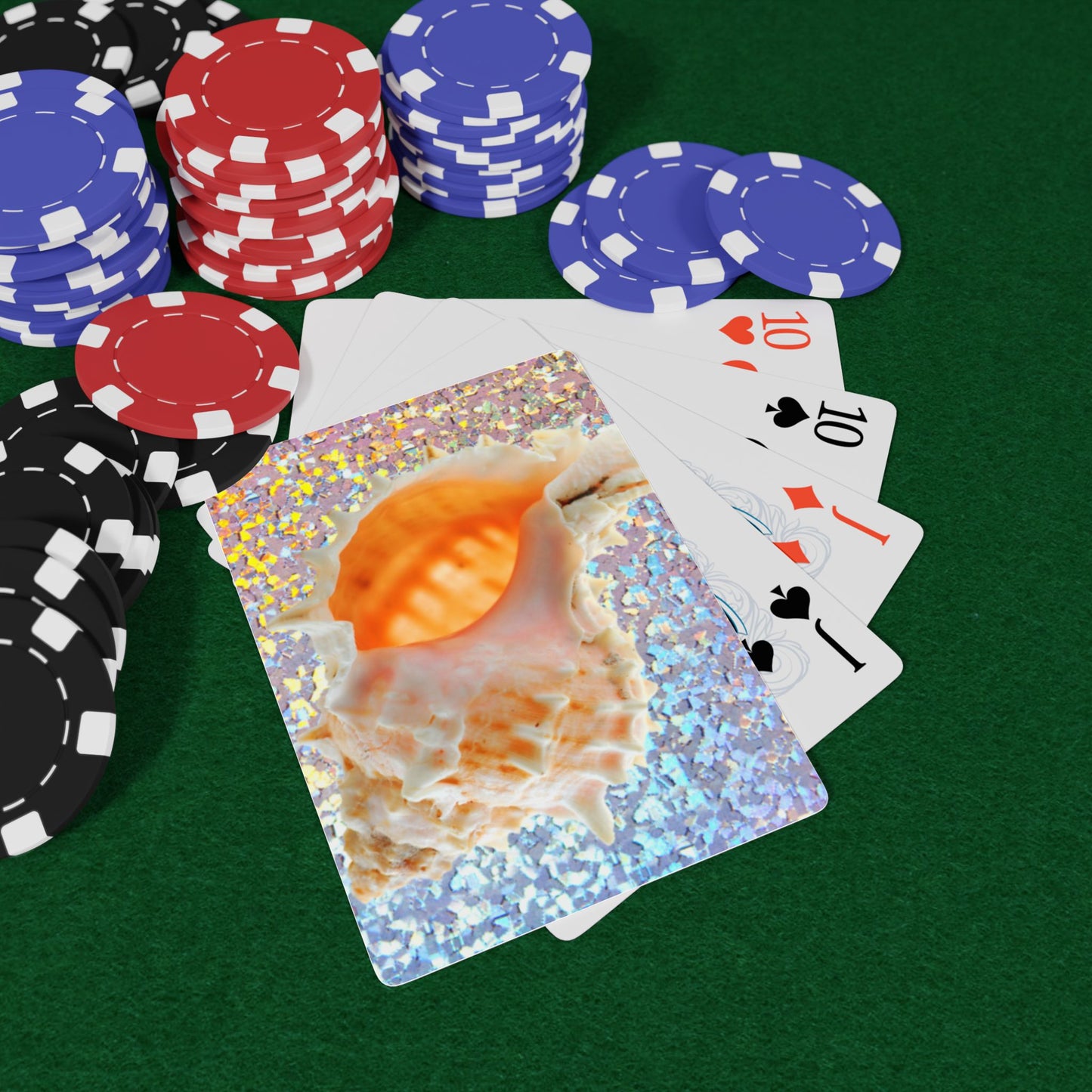 Poker=Sized Playing Cards - Disco Conch