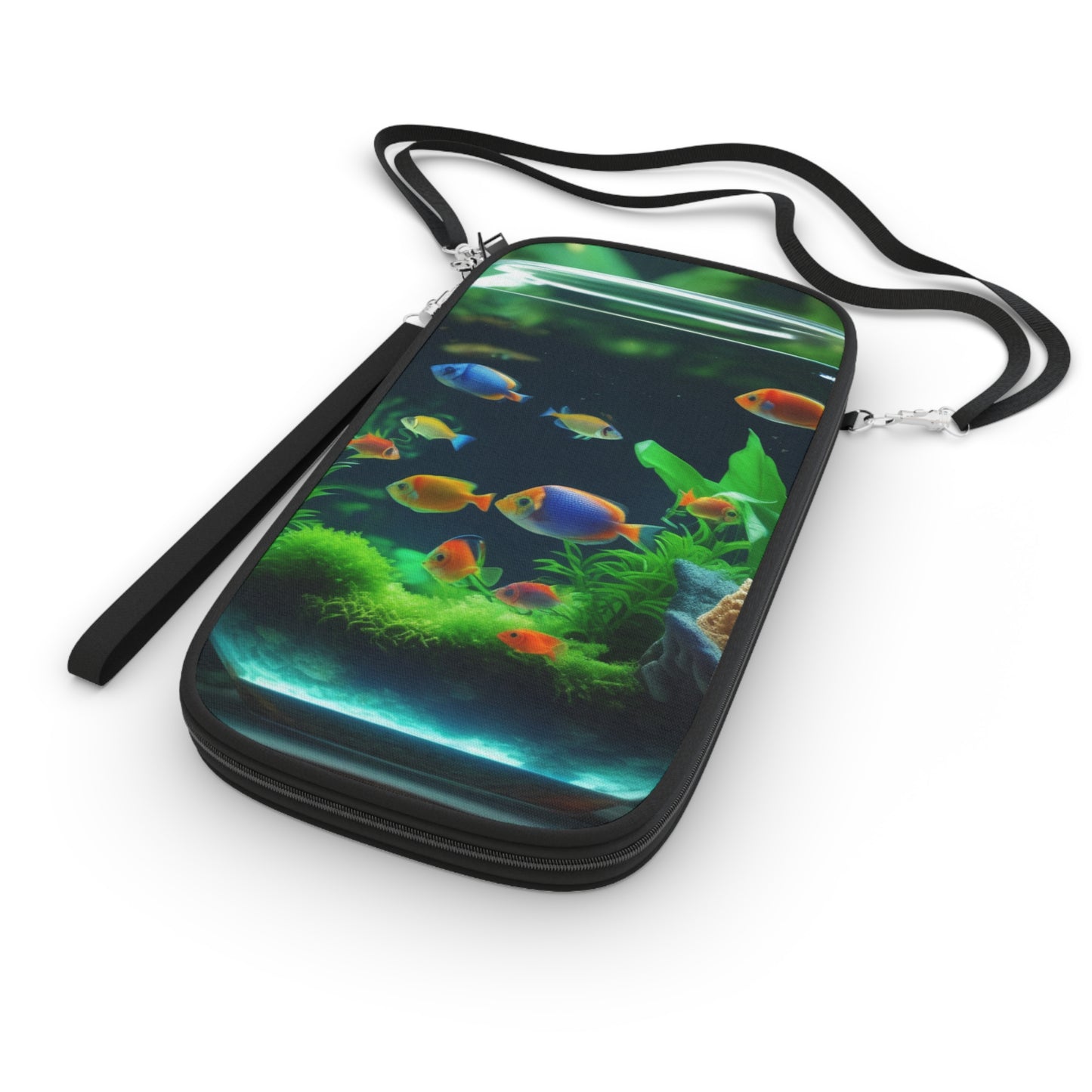 Passport Wallet – Perfect for Travelers & Adventurers / Tropical Fish Bowl