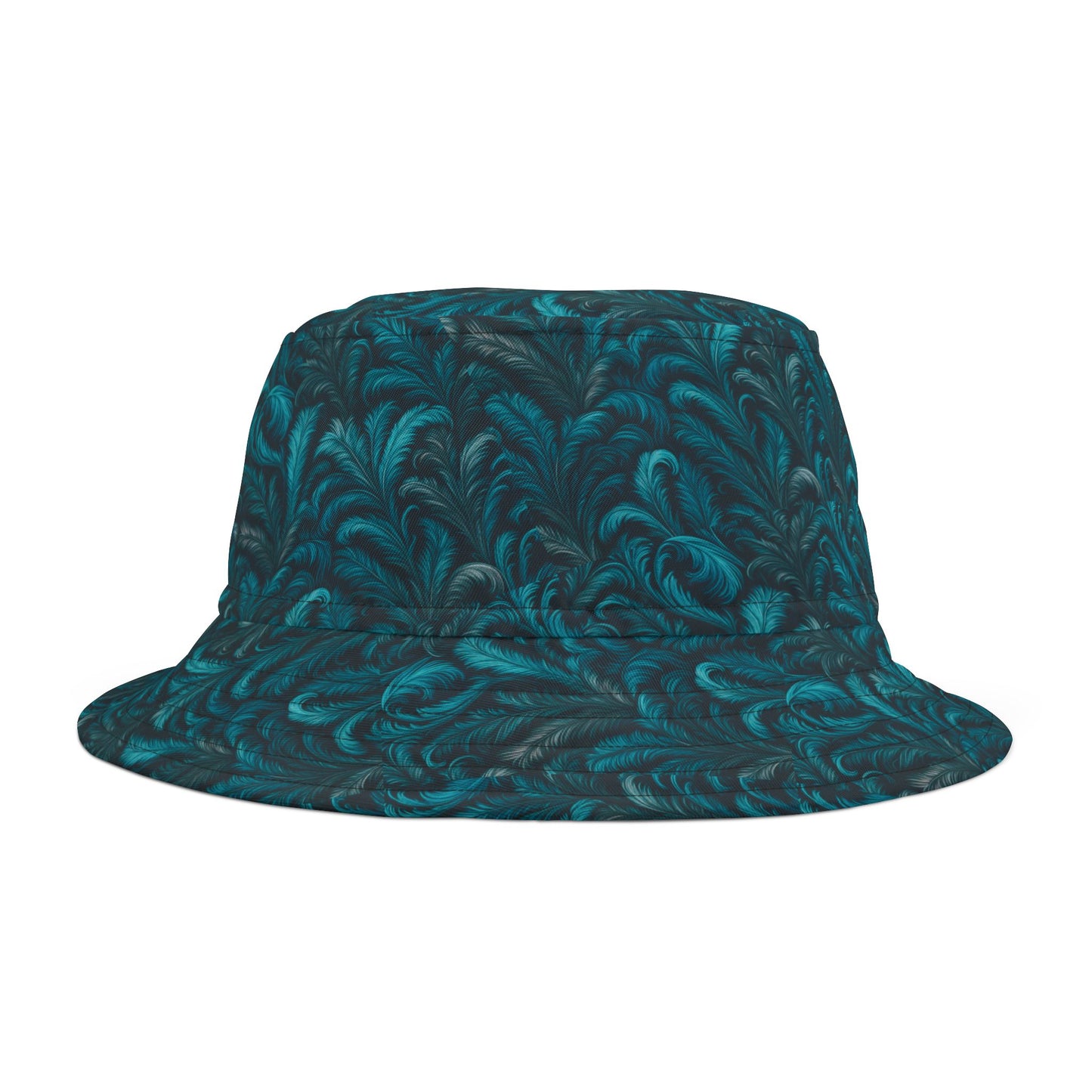 Tropical Polyester Bucket Hat, 2 Sizes - Rocco Turquoise