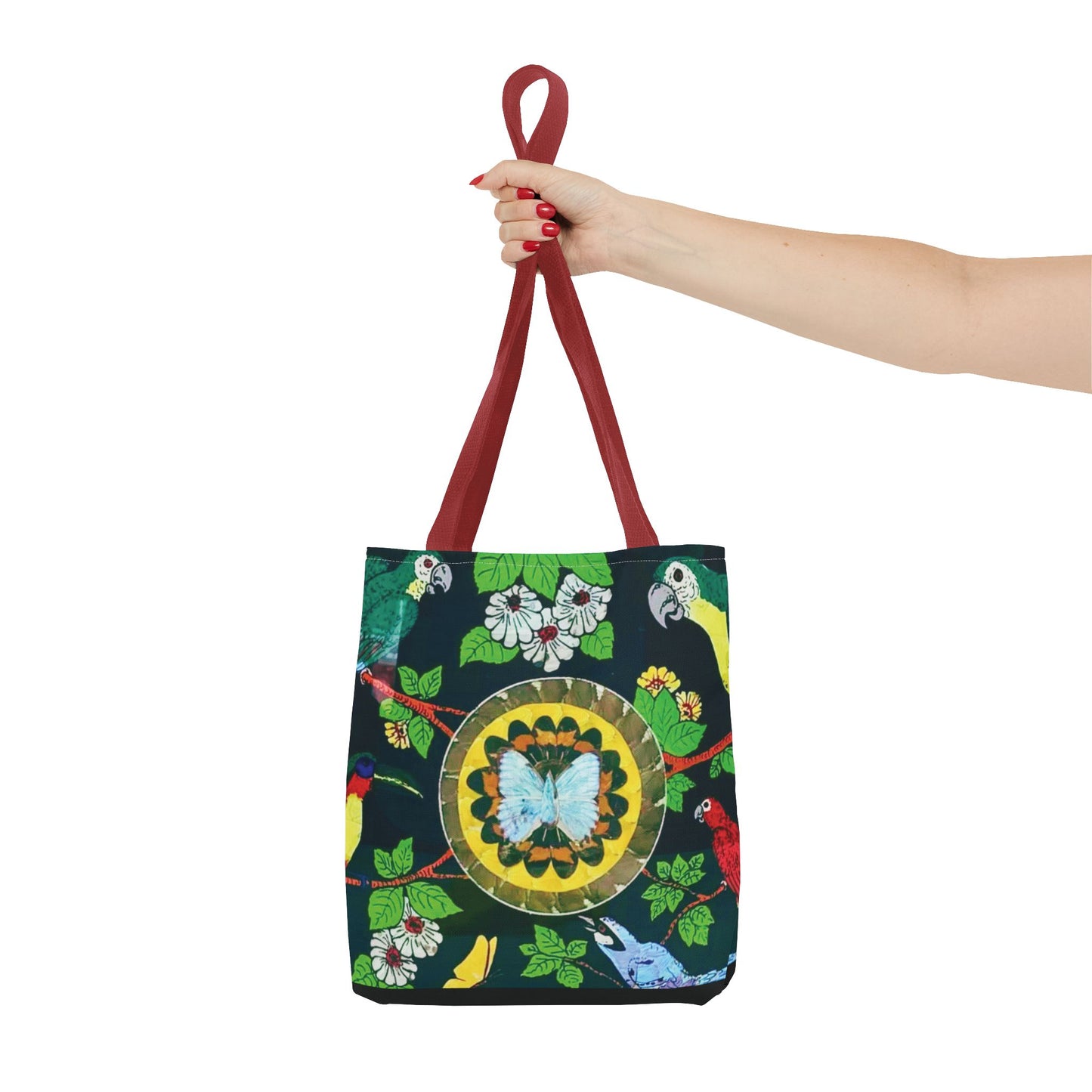 Parrots & Butterfly/Real Wings Tote Bag - 3 Sizes