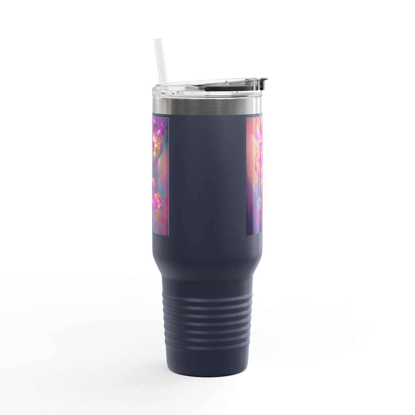 Fantasy Orchids nsulated Travel Mug - 40oz - Perfect for Outdoor Adventures