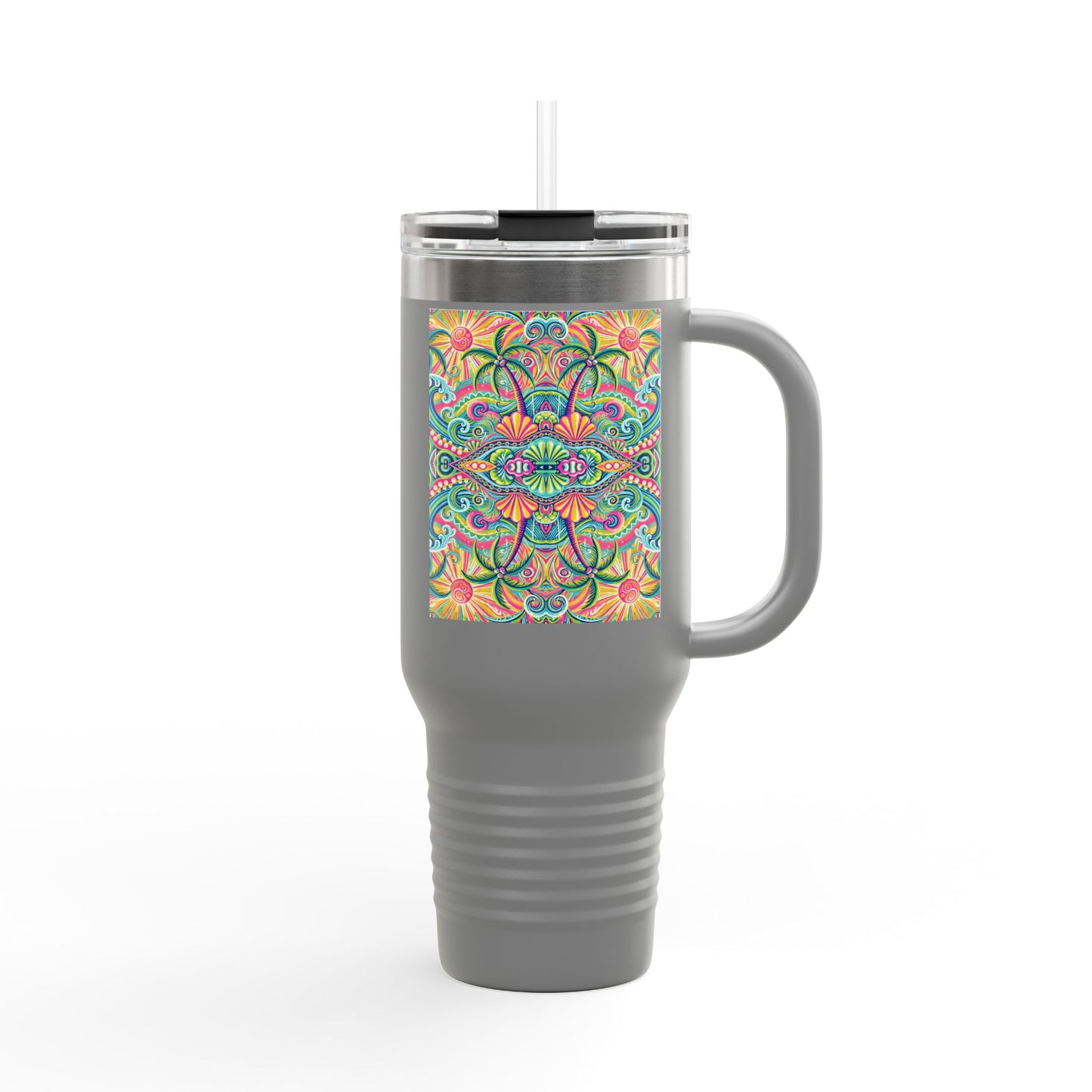 Kaleido Bay Insulated Travel Mug - 40oz - Perfect for Outdoor Adventures