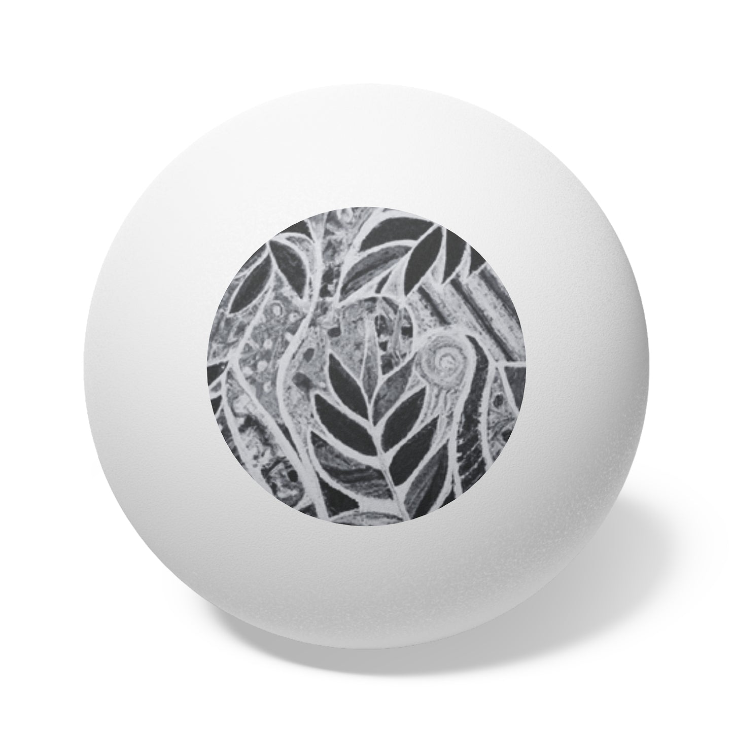 Tropical Paradise Ping Pong Balls - 6 Pack with Amazon Whimsy, Noir