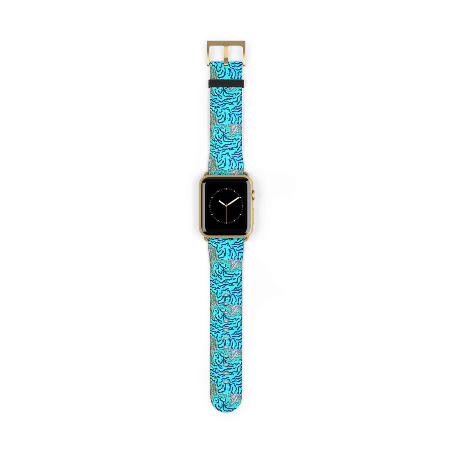 Apple Watch Band - Coastal Wild Coral, Turquoise