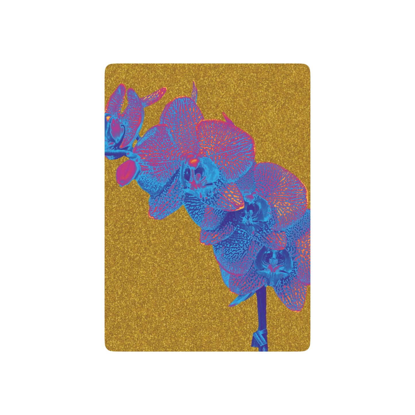 Poker Playing Cards - Red Heatwave Orchid