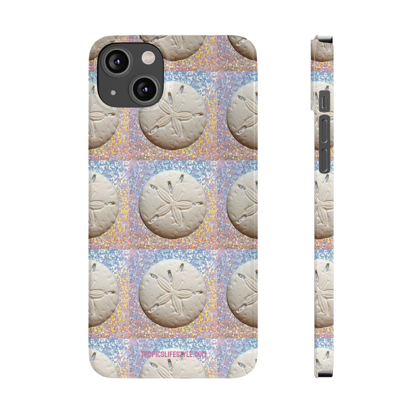 Slim Phone Cases - Disco Sand Dollar