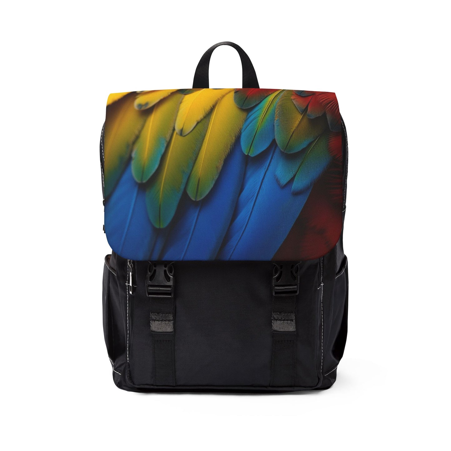 Macaw Feathers Casual Backpack - Perfect for Everyday Adventures